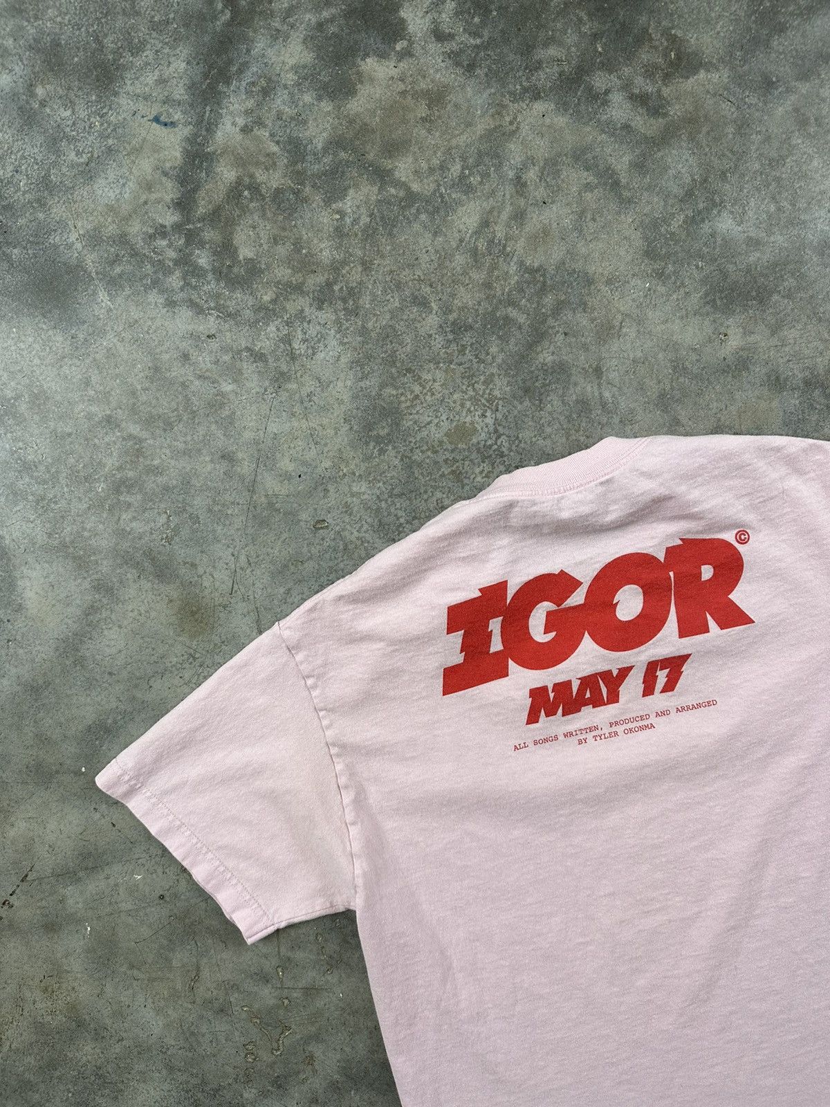 Golf Wang Golf Wang " Igor " Pink Album Release Tee Sz. Large Tyler Size US L / EU 52-54 / 3 - 2 Thumbnail