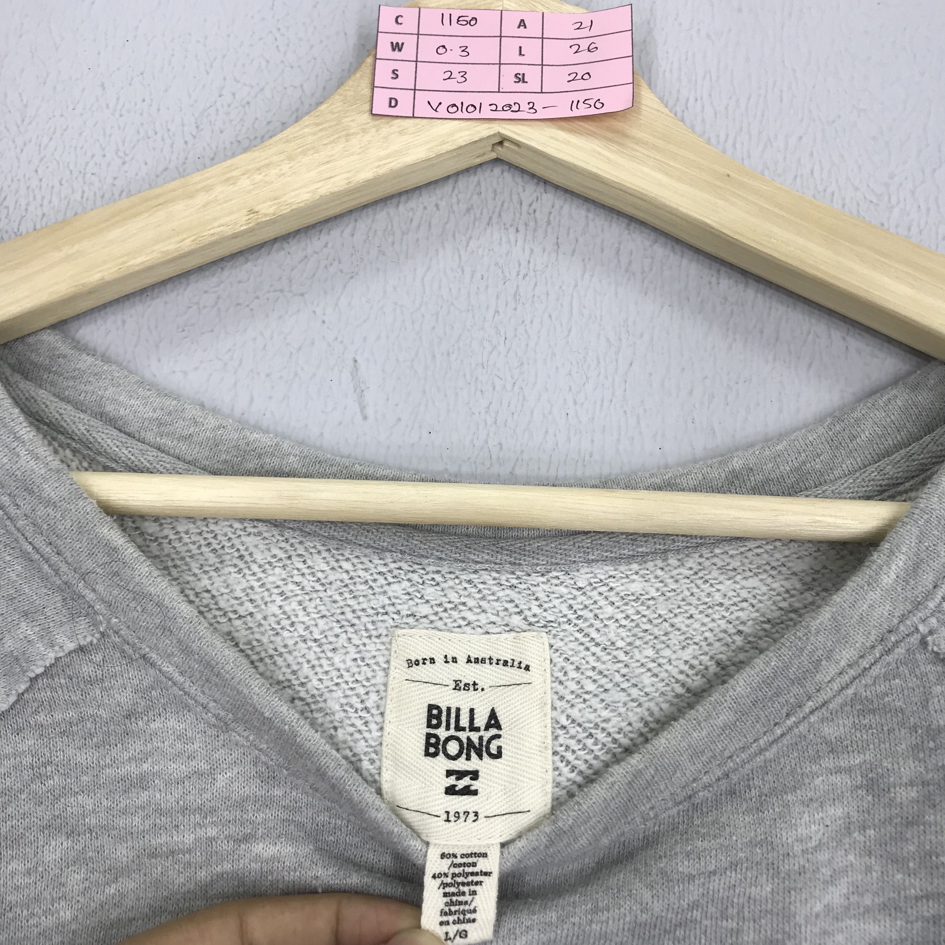 Billabong Vintage Billabong Embroidered Logo Ladies Sweater Gray Size US M / EU 48-50 / 2 - 8 Thumbnail