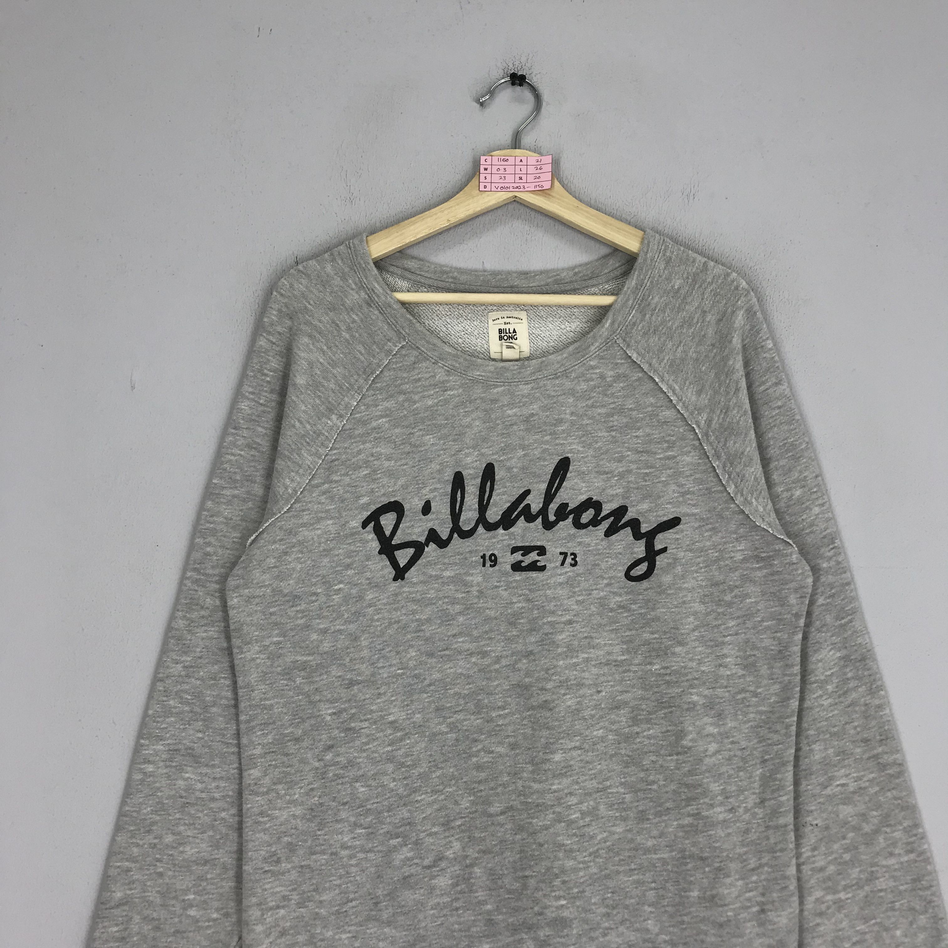 Billabong Vintage Billabong Embroidered Logo Ladies Sweater Gray Size US M / EU 48-50 / 2 - 3 Thumbnail