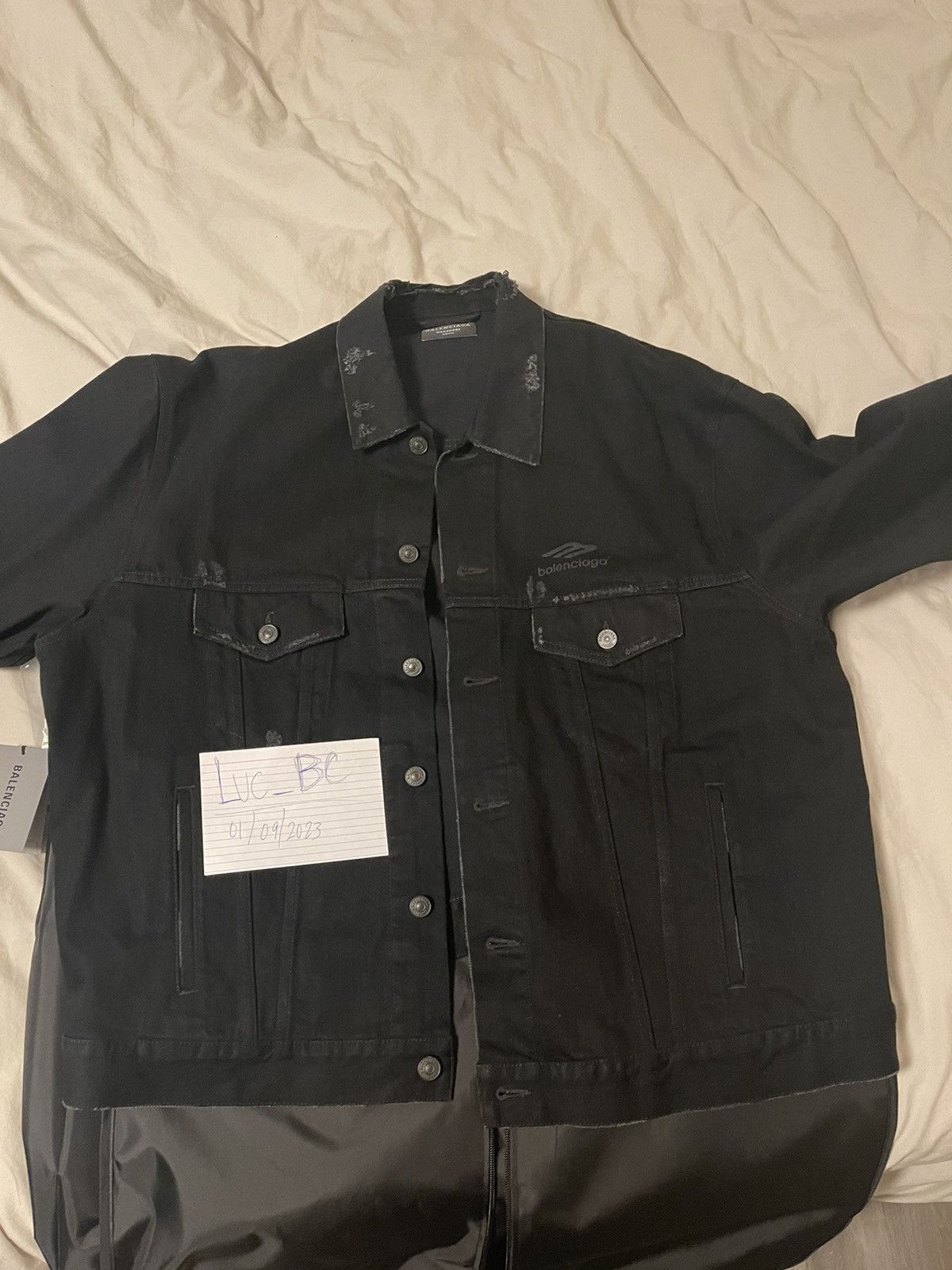 BALENCIAGA 3B Sports Icon denim jacket