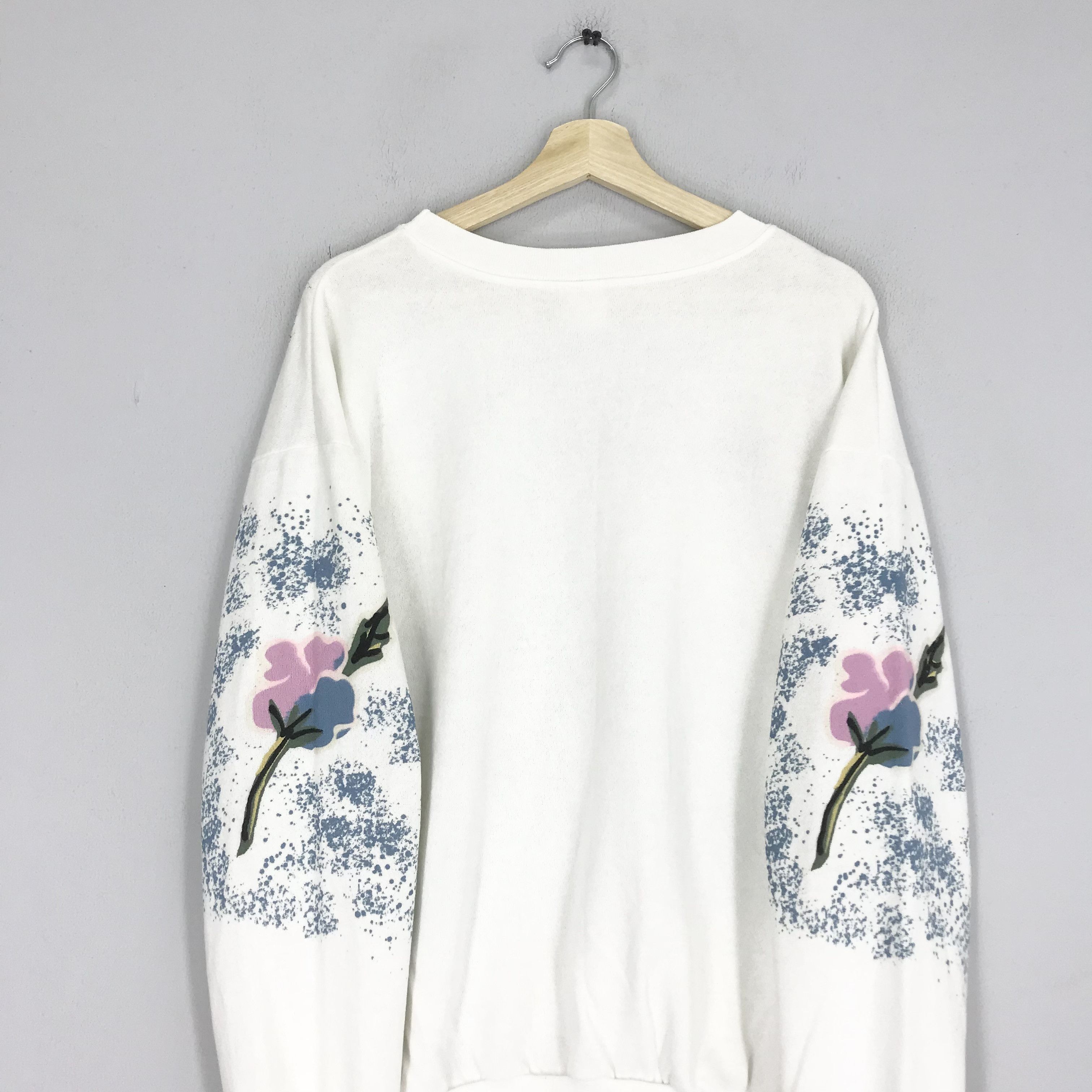 Arts & Science Vintage 90s Retro Graphic Floral Pop Art Flower Hippies Size US L / EU 52-54 / 3 - 4 Thumbnail