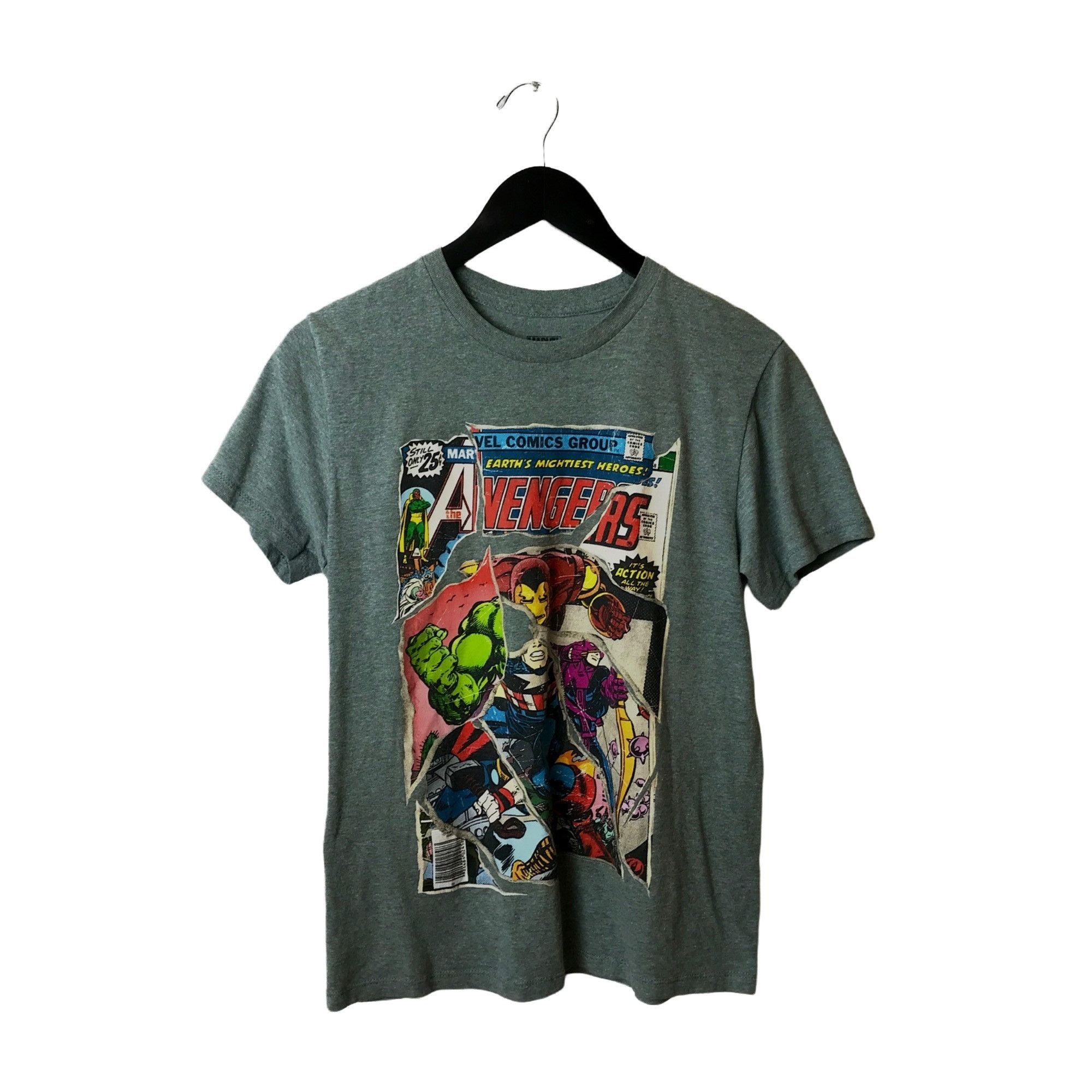 Urban Outfitters Marvel Avengers T Shirt Superhero Comics Character ...