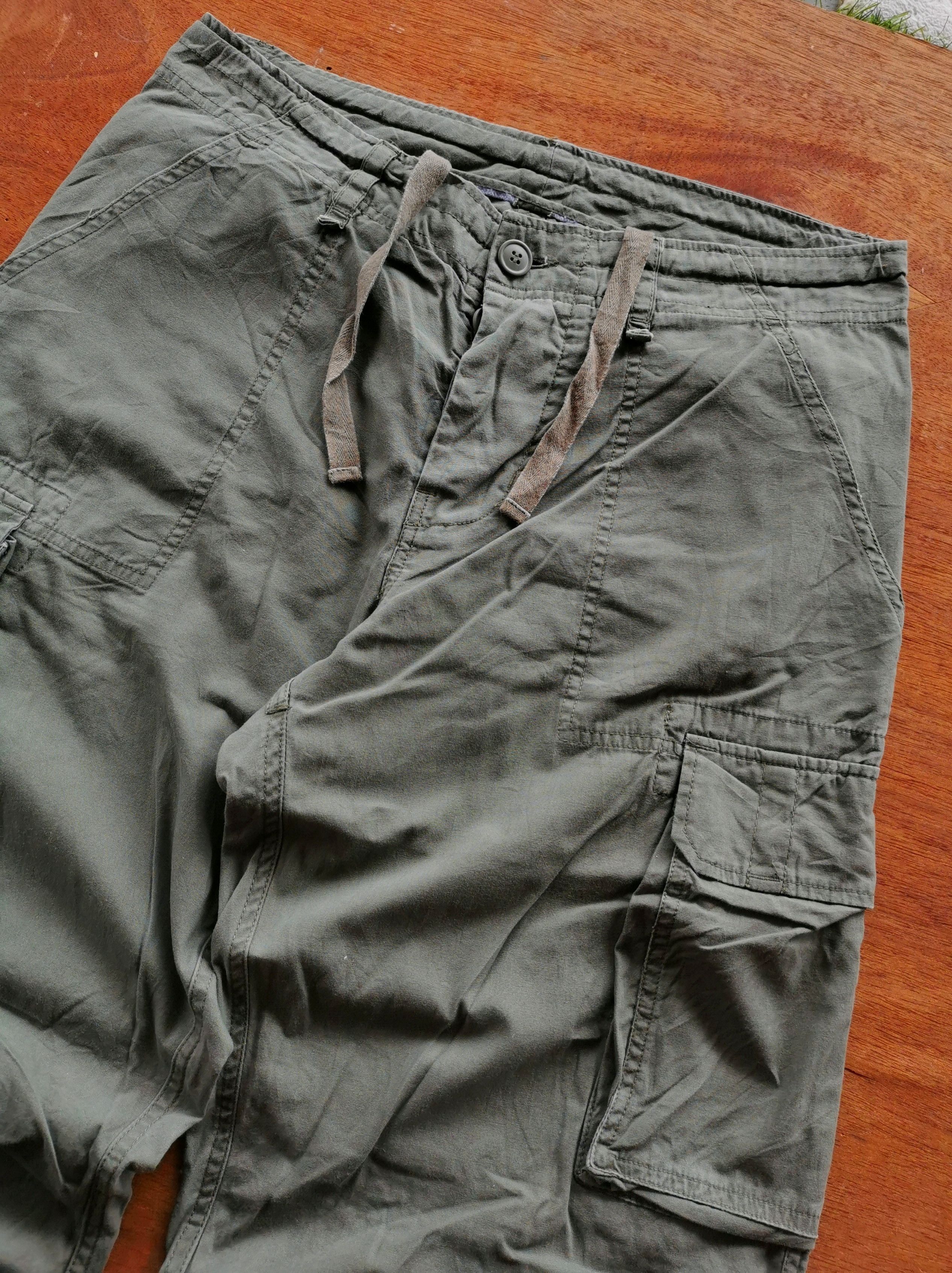 14th Addiction United Color Of Benetton Zipper Cargo Pants Size US 33 - 5 Thumbnail