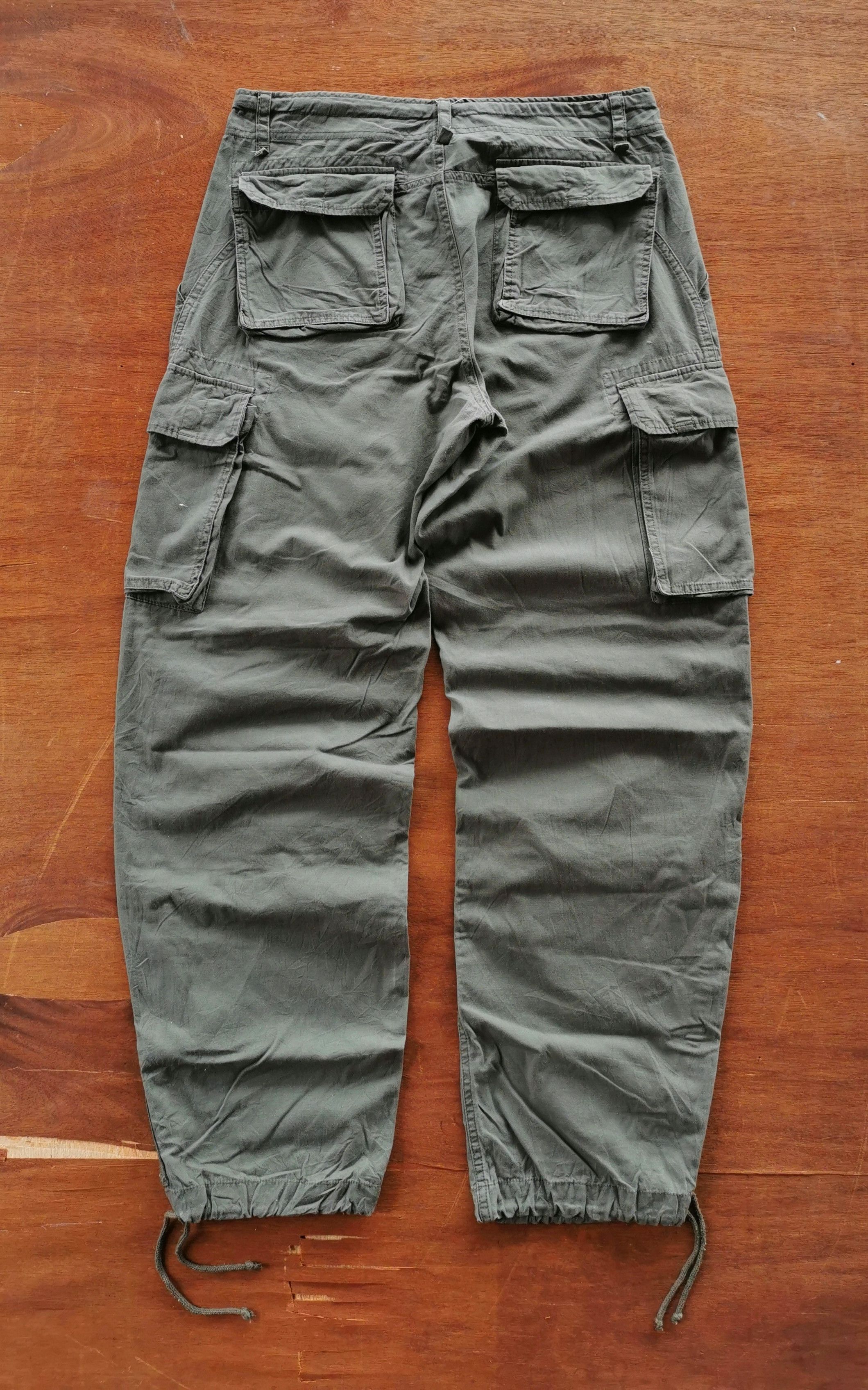 14th Addiction United Color Of Benetton Zipper Cargo Pants Size US 33 - 7 Thumbnail