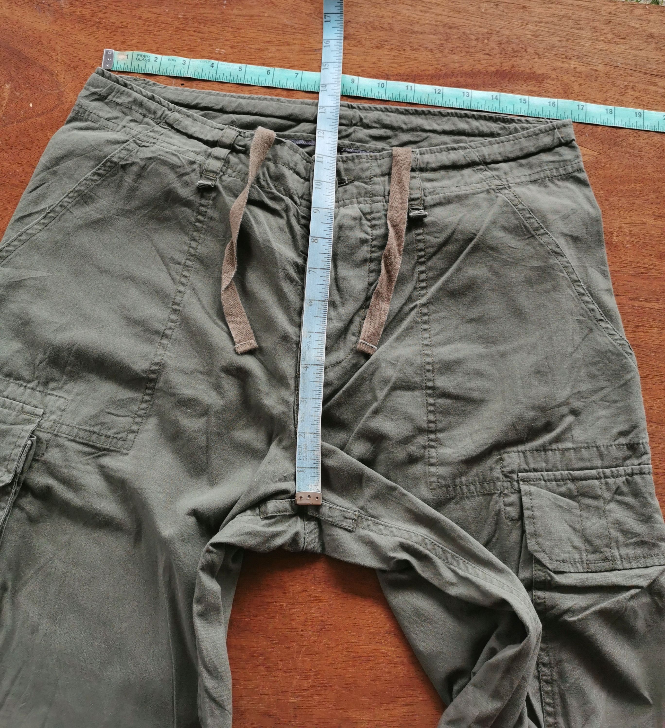 14th Addiction United Color Of Benetton Zipper Cargo Pants Size US 33 - 9 Thumbnail