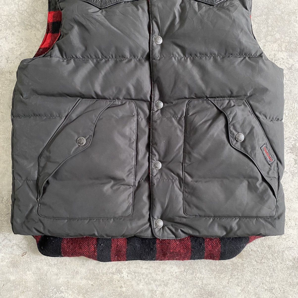 Polo Ralph Lauren VTG Polo Ralph Lauren Reversible Hybrid Leather Puffer Vests Size US L / EU 52-54 / 3 - 4 Thumbnail