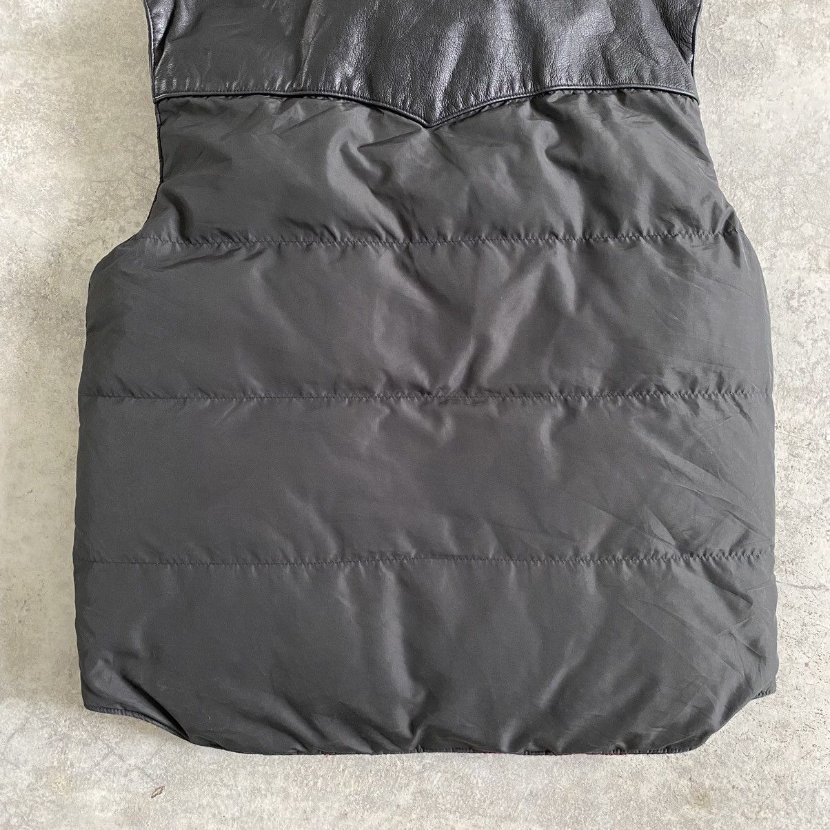 Polo Ralph Lauren VTG Polo Ralph Lauren Reversible Hybrid Leather Puffer Vests Size US L / EU 52-54 / 3 - 10 Thumbnail