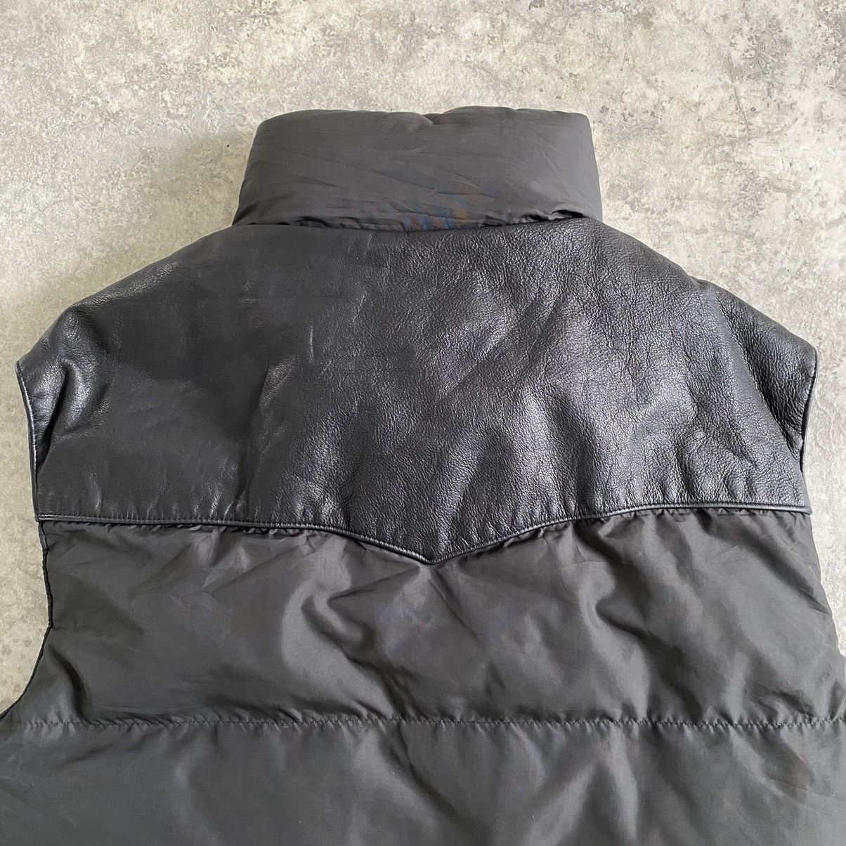 Polo Ralph Lauren VTG Polo Ralph Lauren Reversible Hybrid Leather Puffer Vests Size US L / EU 52-54 / 3 - 12 Thumbnail