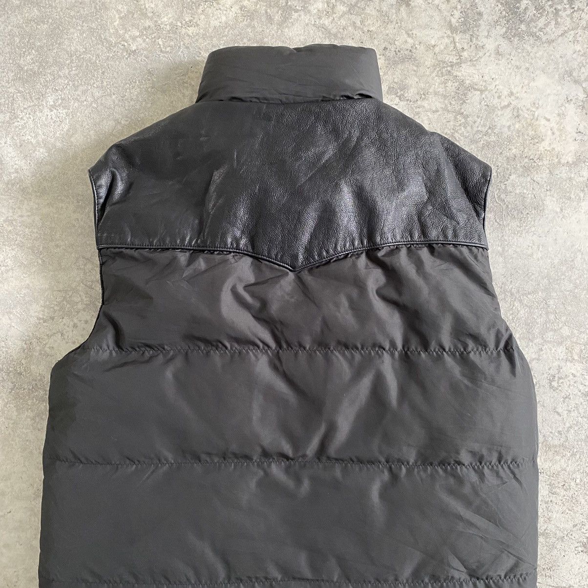 Polo Ralph Lauren VTG Polo Ralph Lauren Reversible Hybrid Leather Puffer Vests Size US L / EU 52-54 / 3 - 9 Thumbnail
