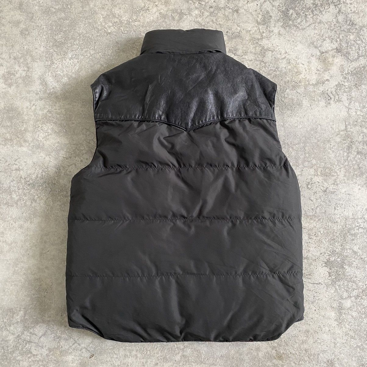 Polo Ralph Lauren VTG Polo Ralph Lauren Reversible Hybrid Leather Puffer Vests Size US L / EU 52-54 / 3 - 8 Thumbnail