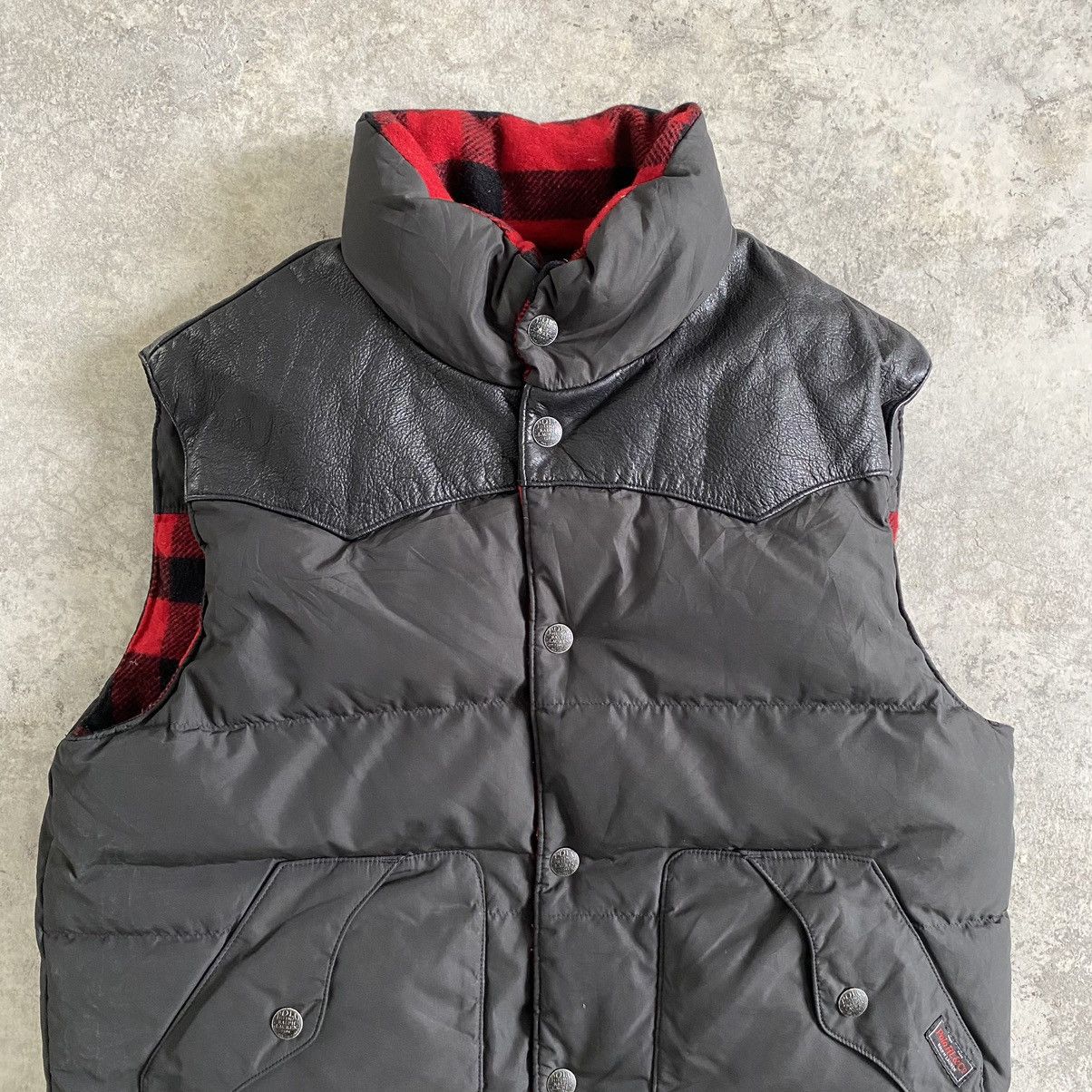 Polo Ralph Lauren VTG Polo Ralph Lauren Reversible Hybrid Leather Puffer Vests Size US L / EU 52-54 / 3 - 3 Thumbnail