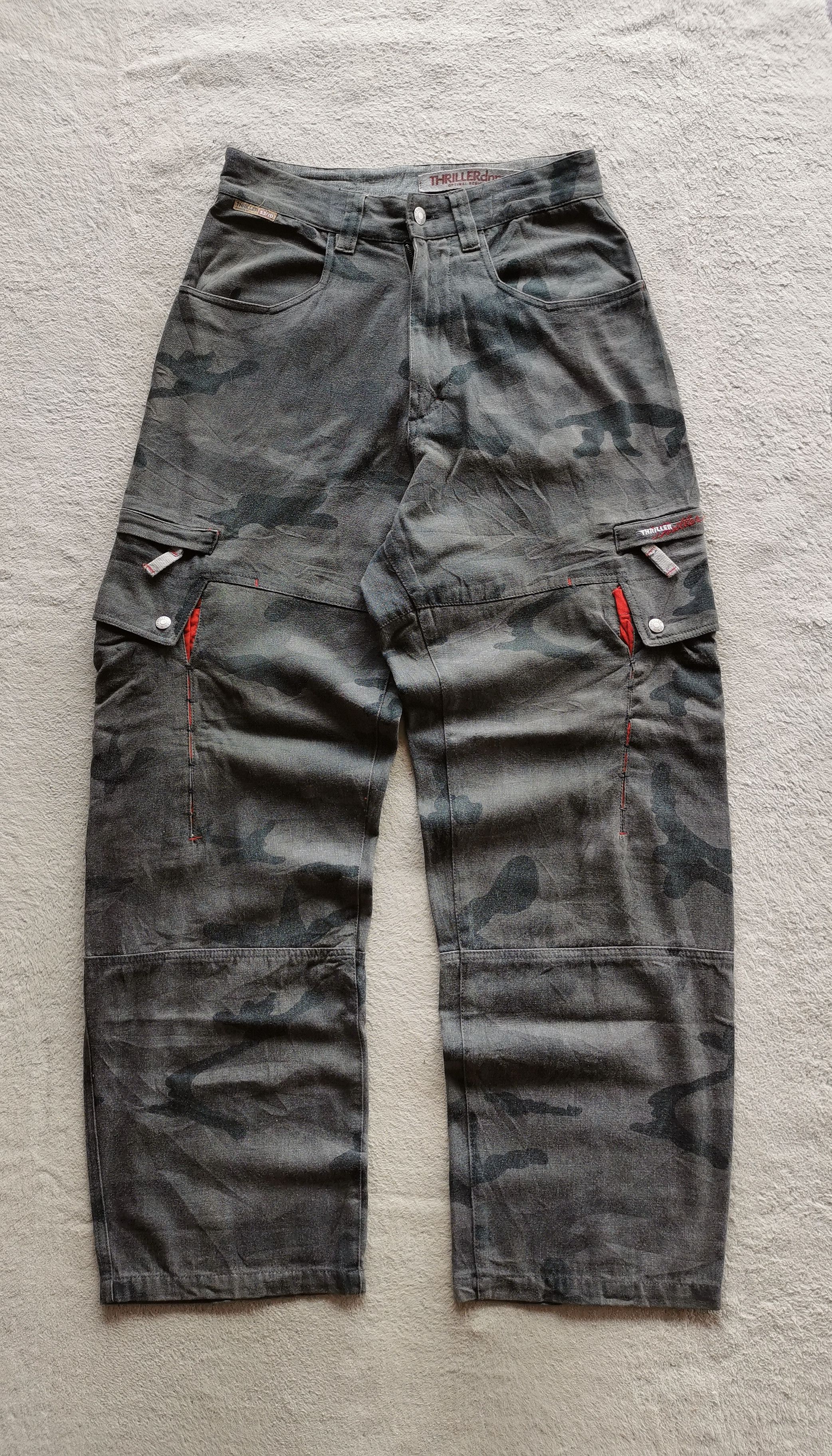 Other Thriller Brand Grey Camo Cargo Pants Size US 31 - 1 Thumbnail