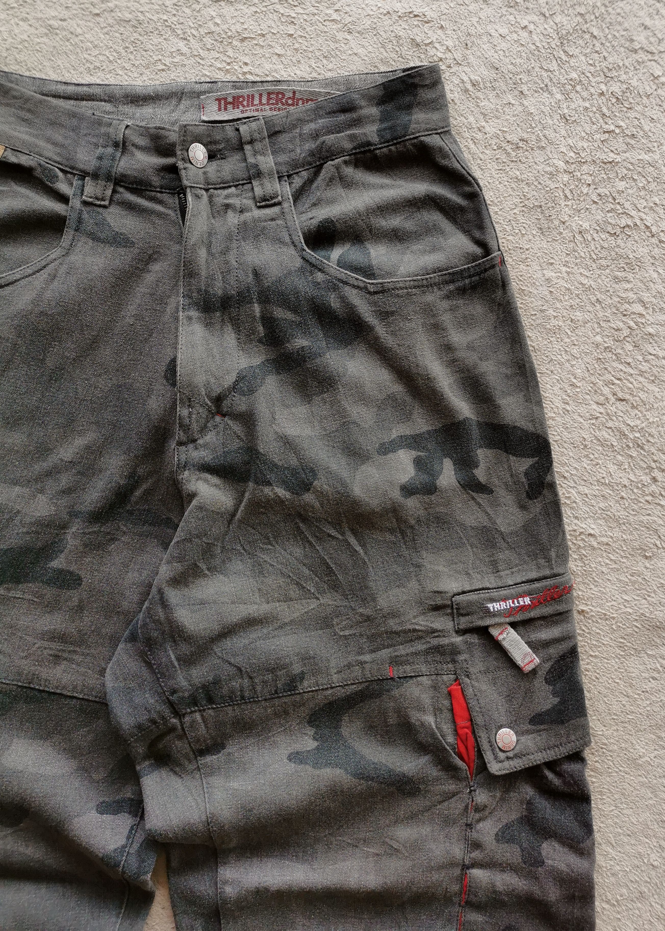 Other Thriller Brand Grey Camo Cargo Pants Size US 31 - 3 Thumbnail