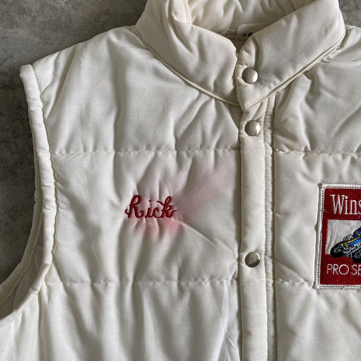 Marlboro Vintage 70’s Winston Pro Series Padded Dirty Vests Size US M / EU 48-50 / 2 - 5 Thumbnail