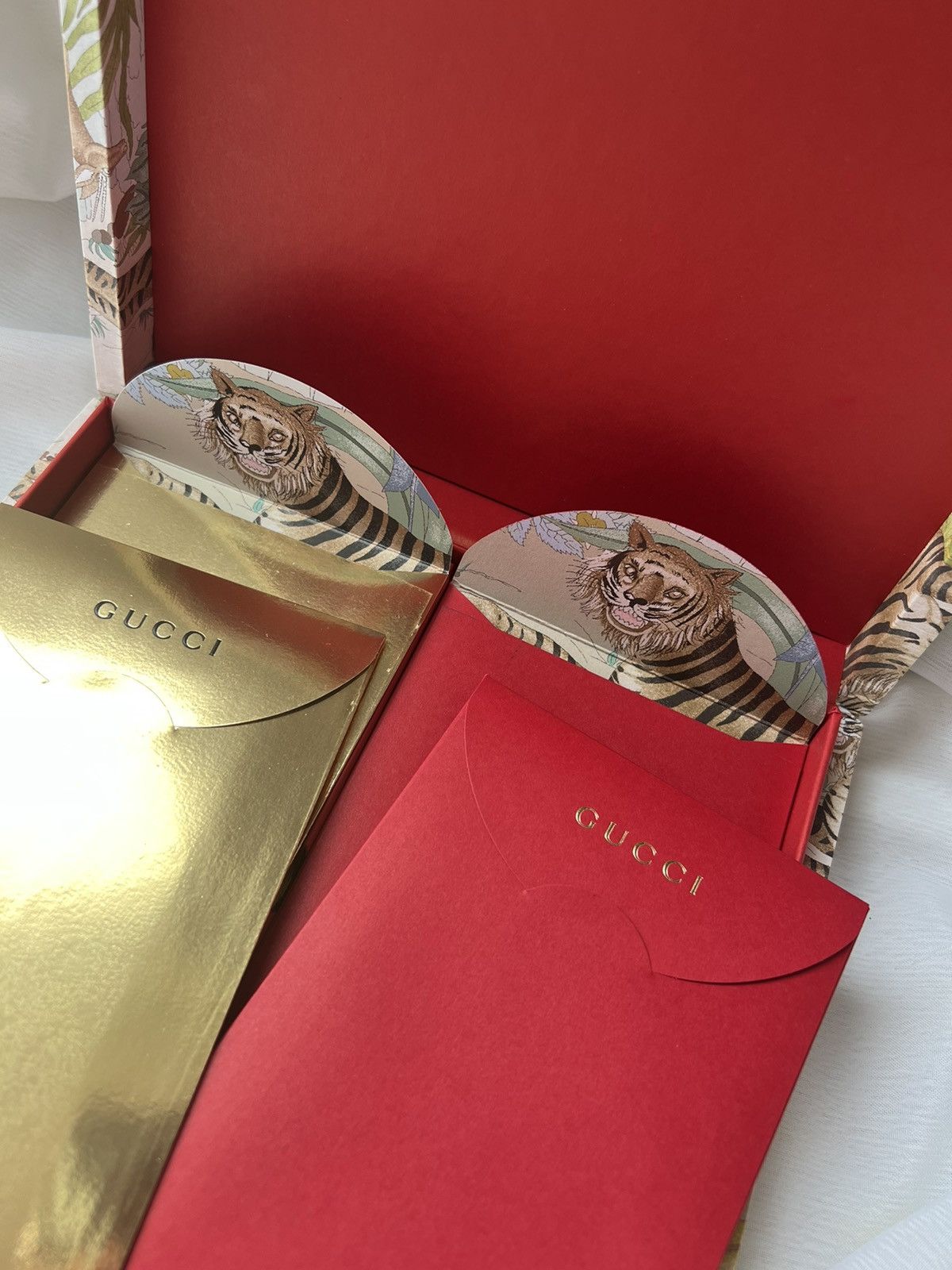 Gucci Gucci Tiger Red packets Envelopes Chinese New Year Size ONE SIZE - 2 Thumbnail