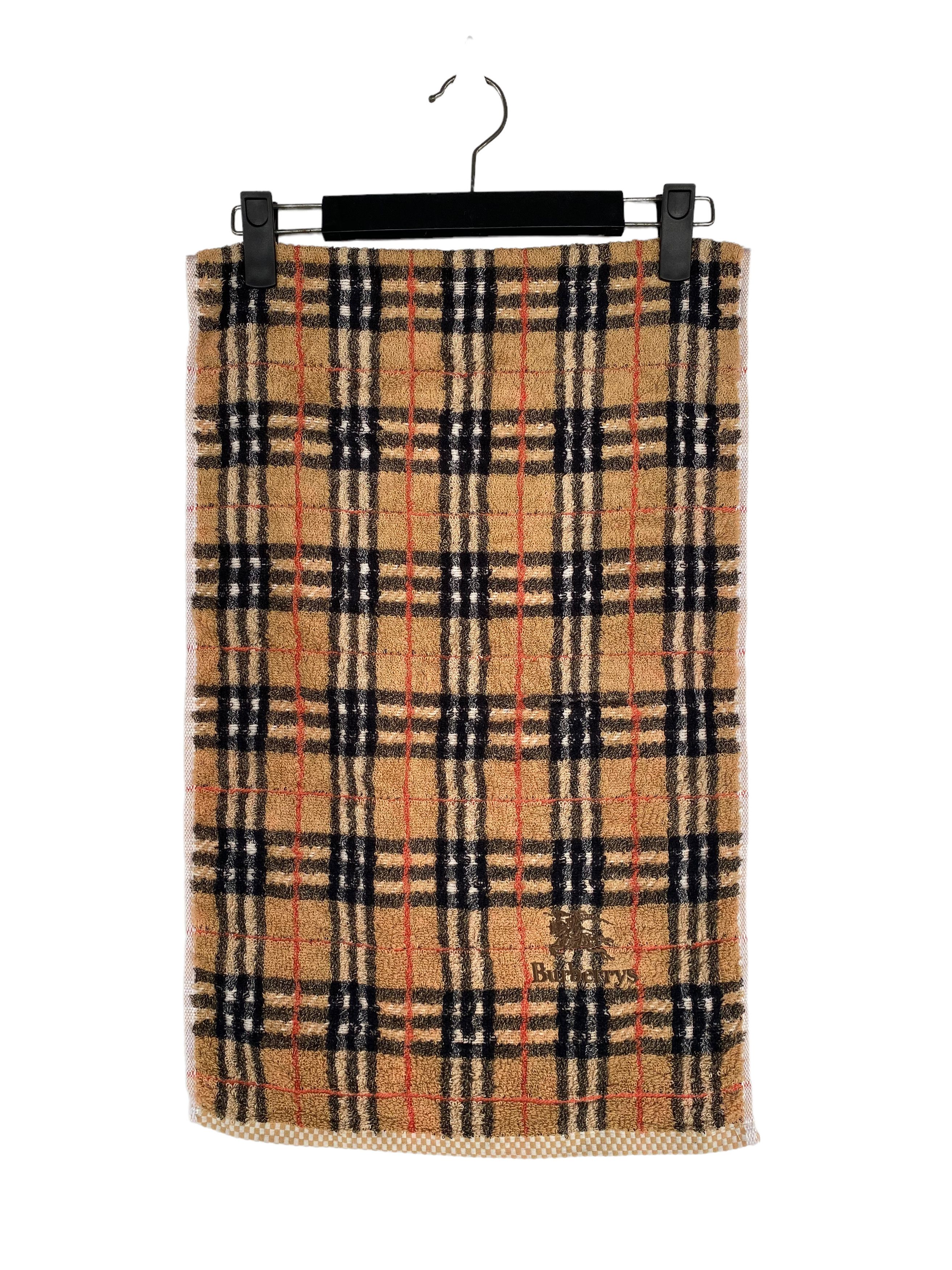 Burberry 💥VINTAGE BURBERRY London Nova Check hand / face Japan towel Size ONE SIZE - 1 Thumbnail