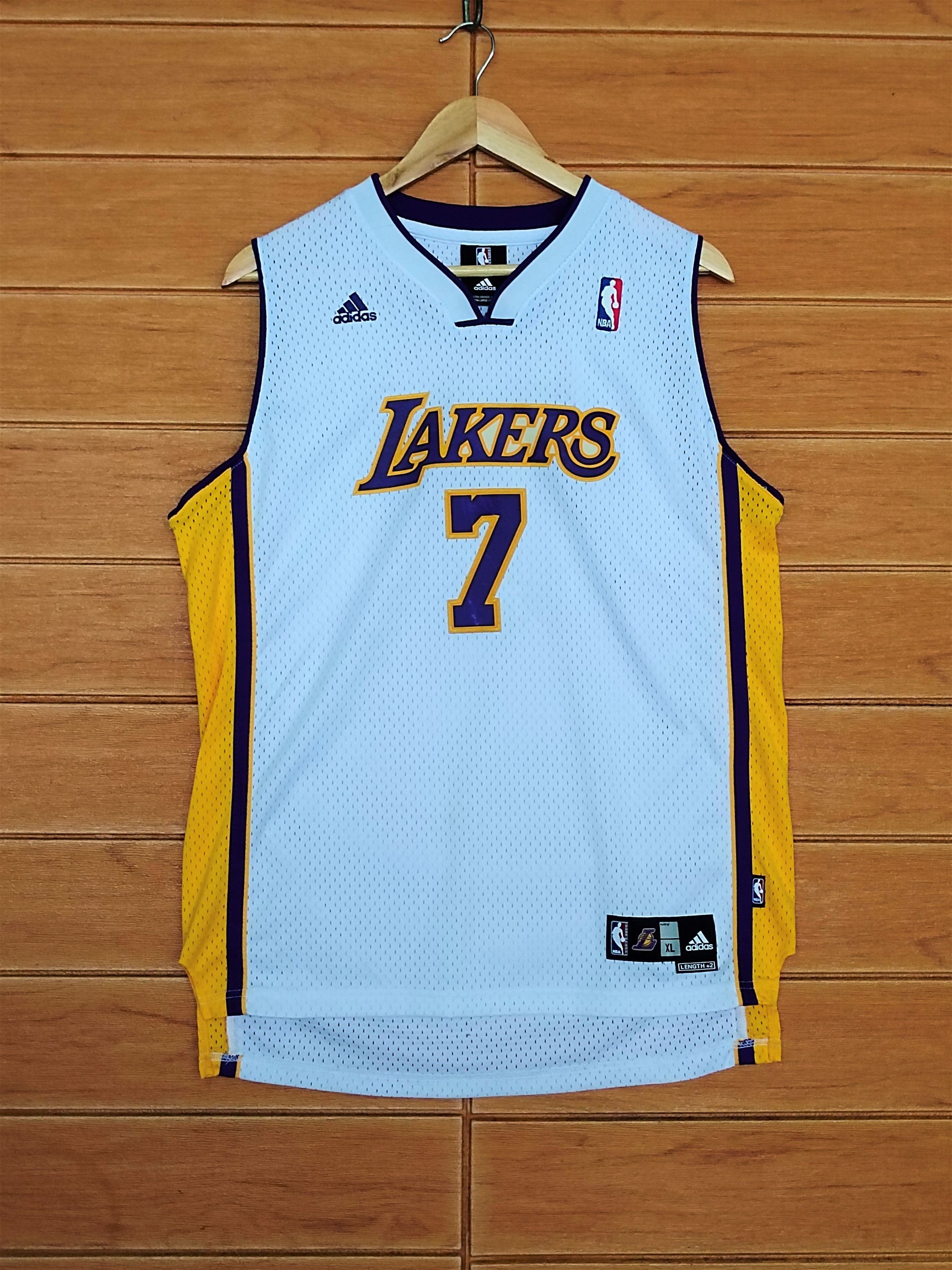 Adidas Los Angeles Lakers Lamar Odom #7 Jersey Nba Swingman