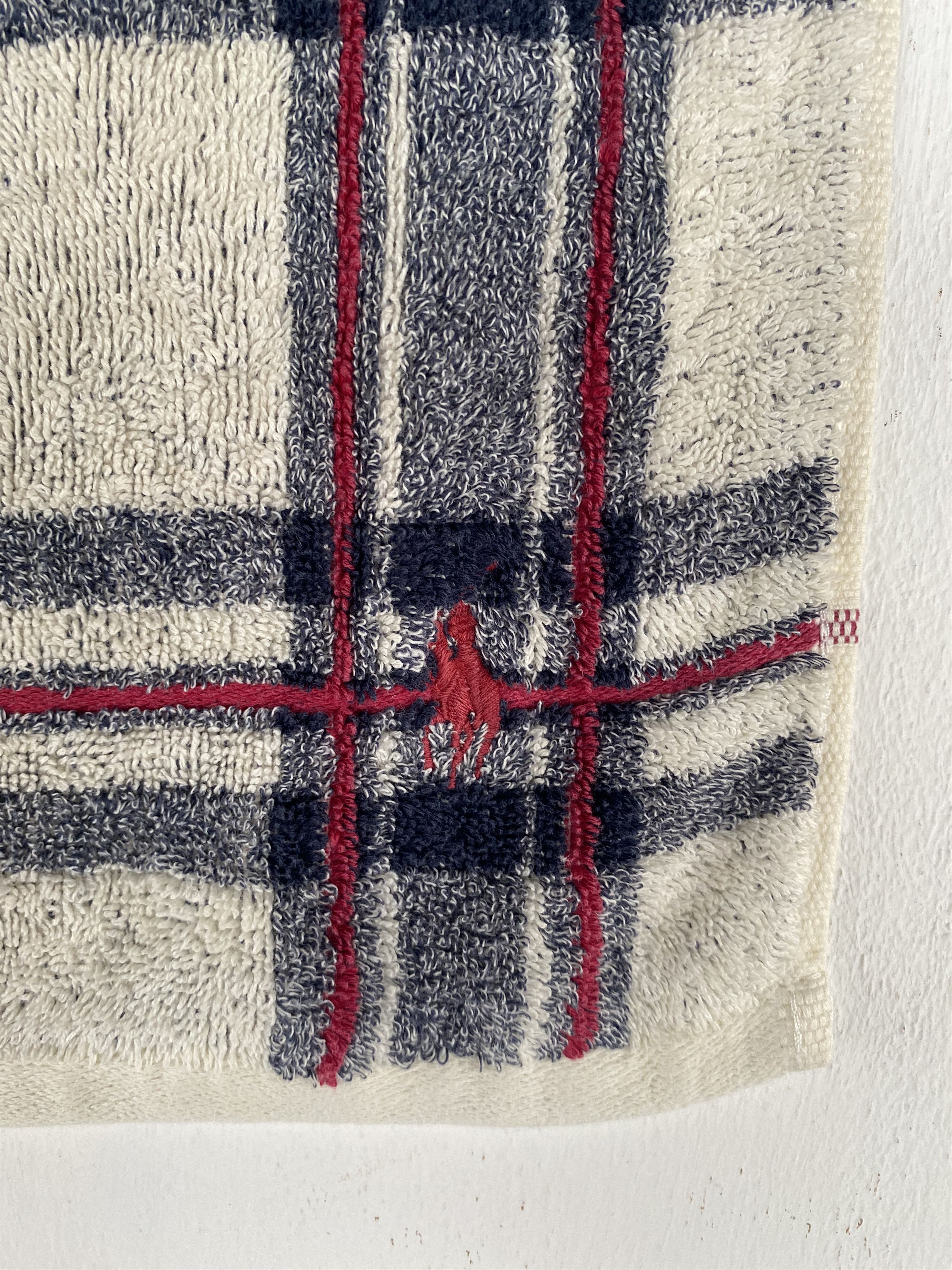 Polo Ralph Lauren 💥VINTAGE POLO Ralph Lauren RL small pony Face / Hand Towel Size ONE SIZE - 3 Thumbnail