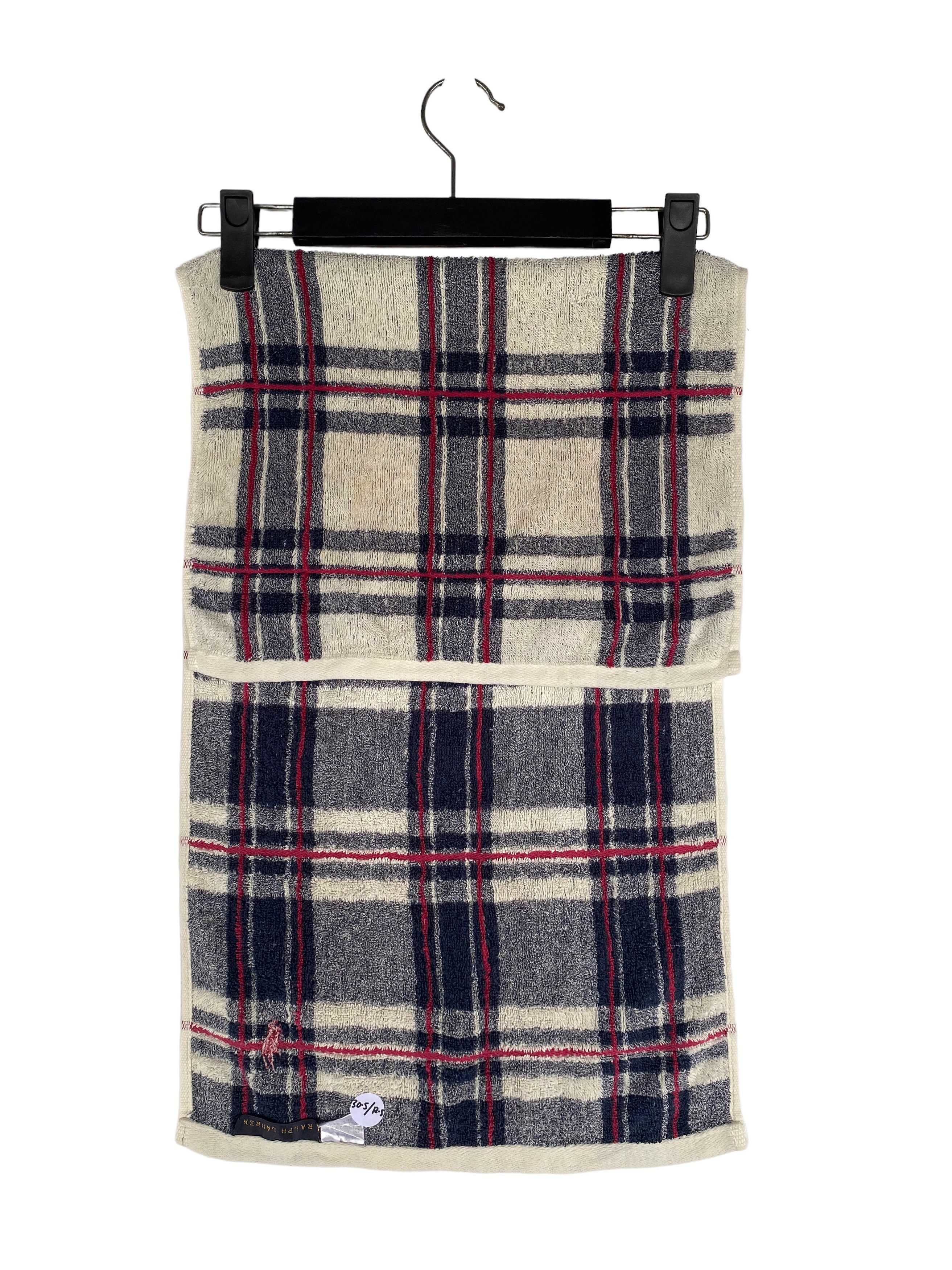 Polo Ralph Lauren 💥VINTAGE POLO Ralph Lauren RL small pony Face / Hand Towel Size ONE SIZE - 2 Thumbnail