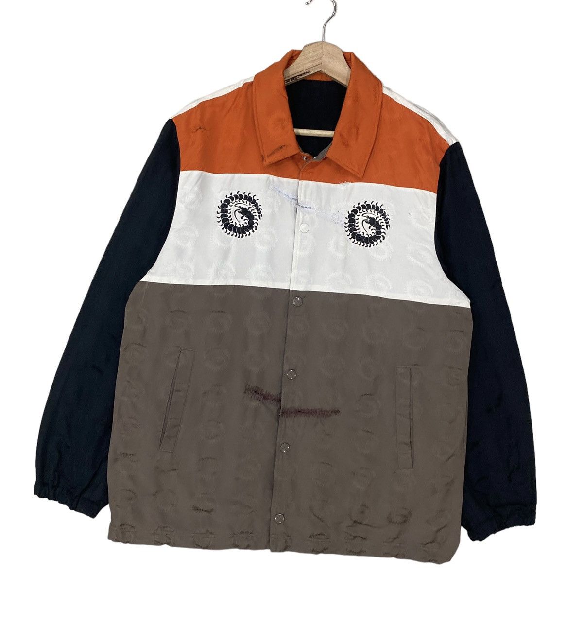 Jun Takahashi 🔥VTG UNDERCOVER CENTIPEDE JACQUARD SNAP BUTTON JACKET Size US M / EU 48-50 / 2 - 3 Thumbnail