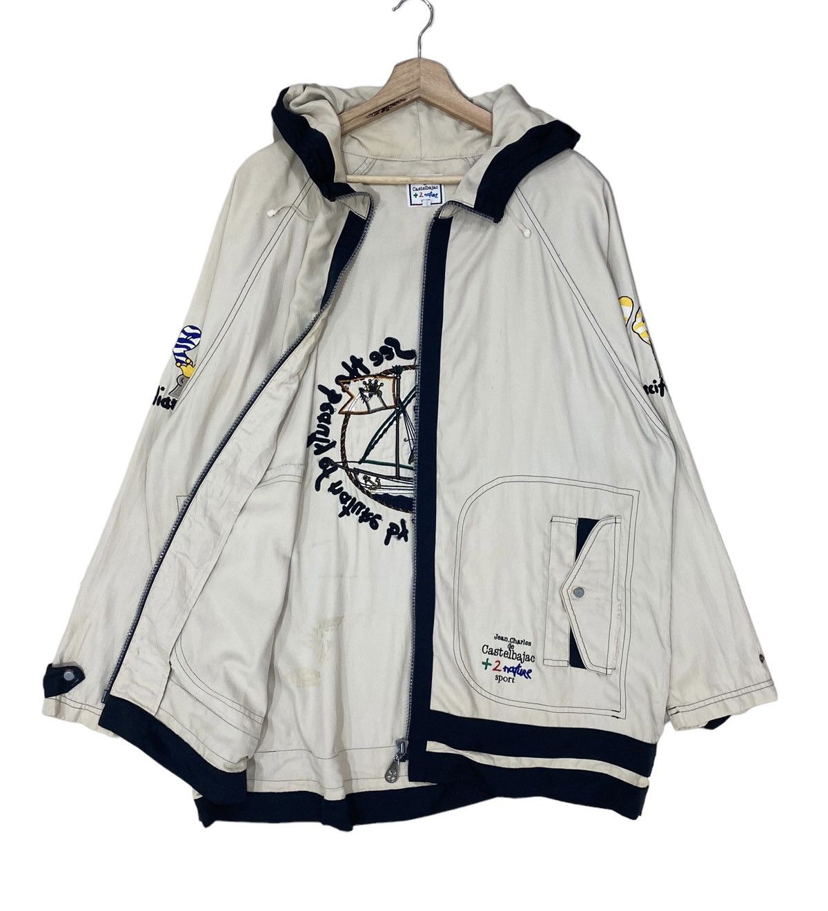 Jean Charles De Castelbajac ☃️ J.CHARLES DE CASTELBAJAC SAILING AROUND THE WORLD JACKET Size US L / EU 52-54 / 3 - 4 Thumbnail