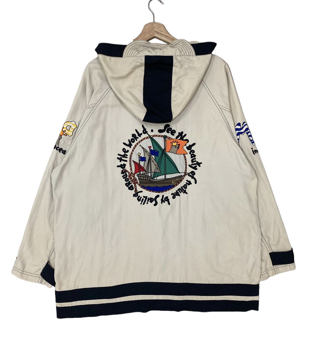 Jean Charles De Castelbajac ☃️ J.CHARLES DE CASTELBAJAC SAILING AROUND THE WORLD JACKET Size US L / EU 52-54 / 3 - 5 Thumbnail