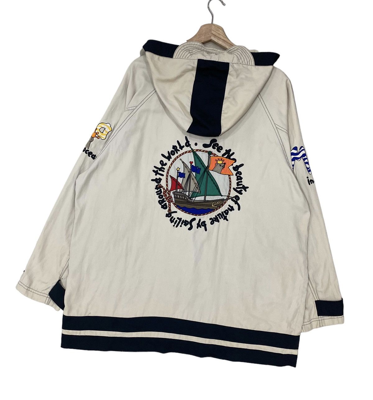 Jean Charles De Castelbajac ☃️ J.CHARLES DE CASTELBAJAC SAILING AROUND THE WORLD JACKET Size US L / EU 52-54 / 3 - 6 Thumbnail