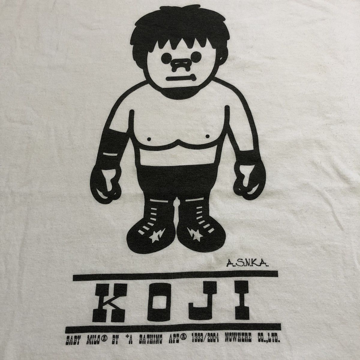Bape A Bathing Ape Satoshi Kojima Wrestling Tee Size US XL / EU 56 / 4 - 2 Thumbnail