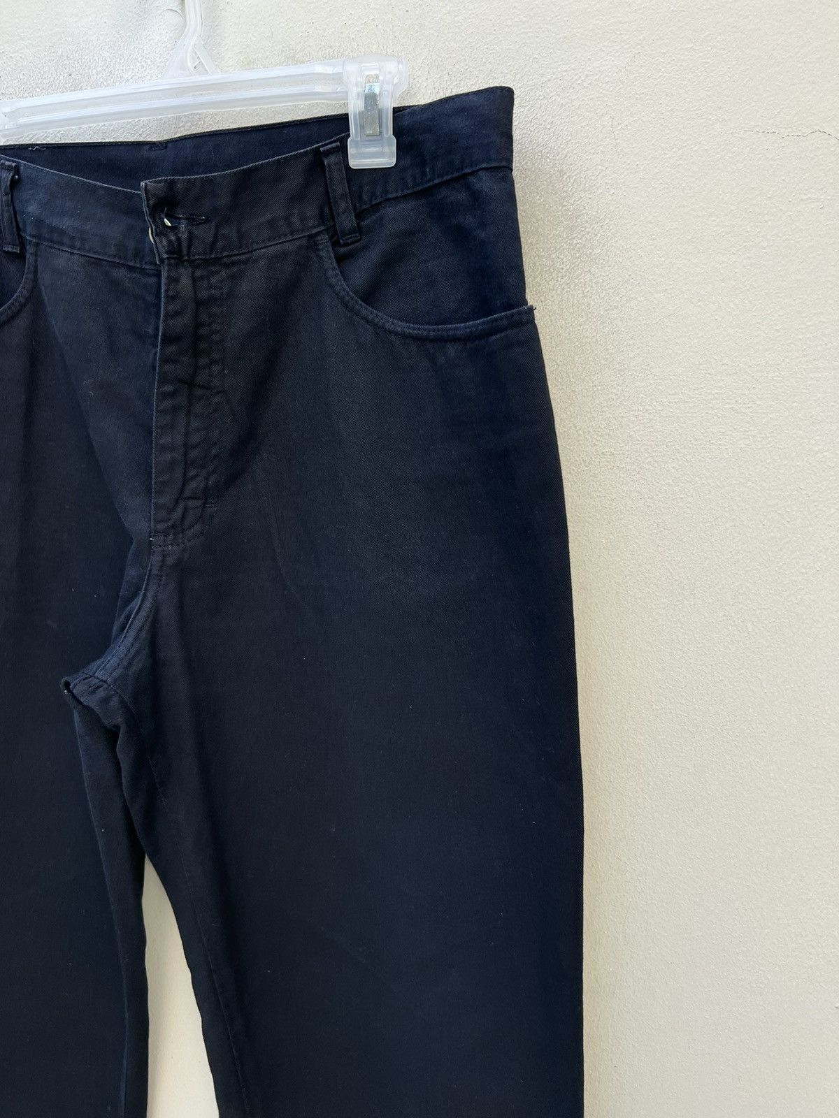 Givenchy Vintage 90s GIVENCHY Made in Italy Black Minimalist Jeans Size US 34 / EU 50 - 12 Thumbnail