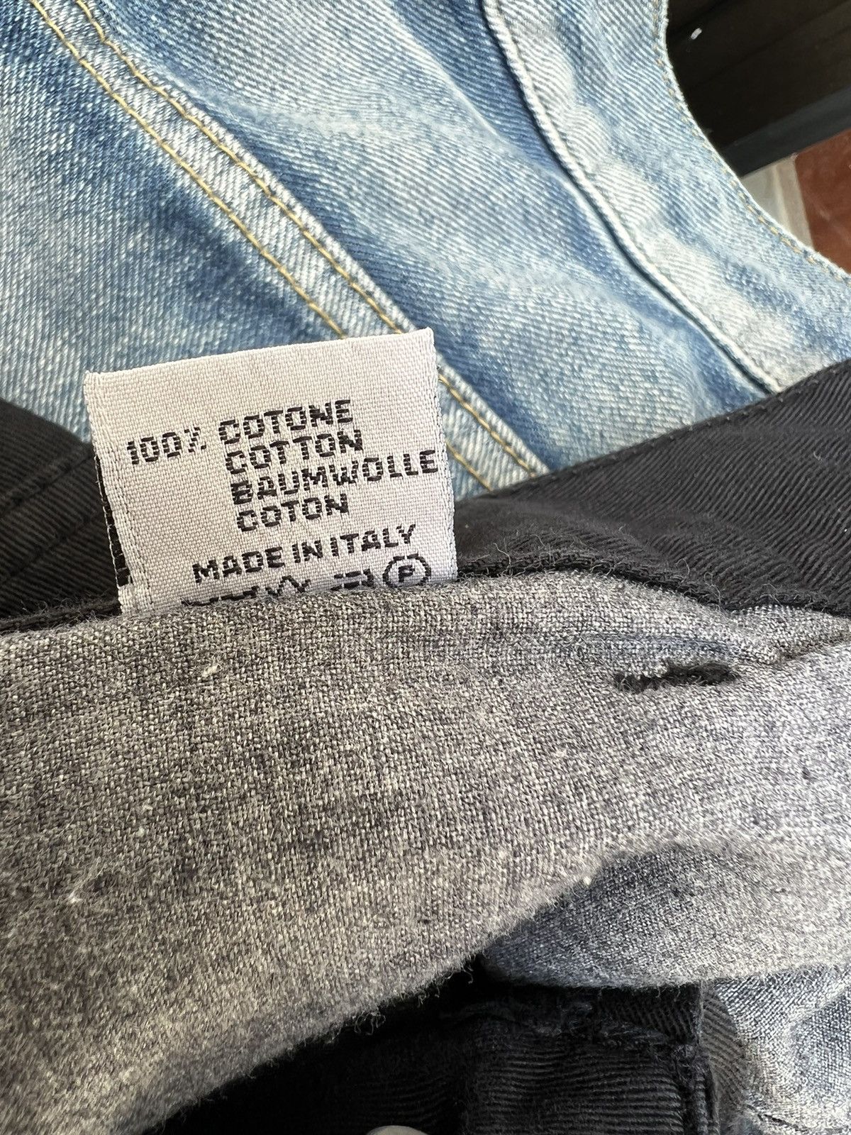 Givenchy Vintage 90s GIVENCHY Made in Italy Black Minimalist Jeans Size US 34 / EU 50 - 21 Thumbnail