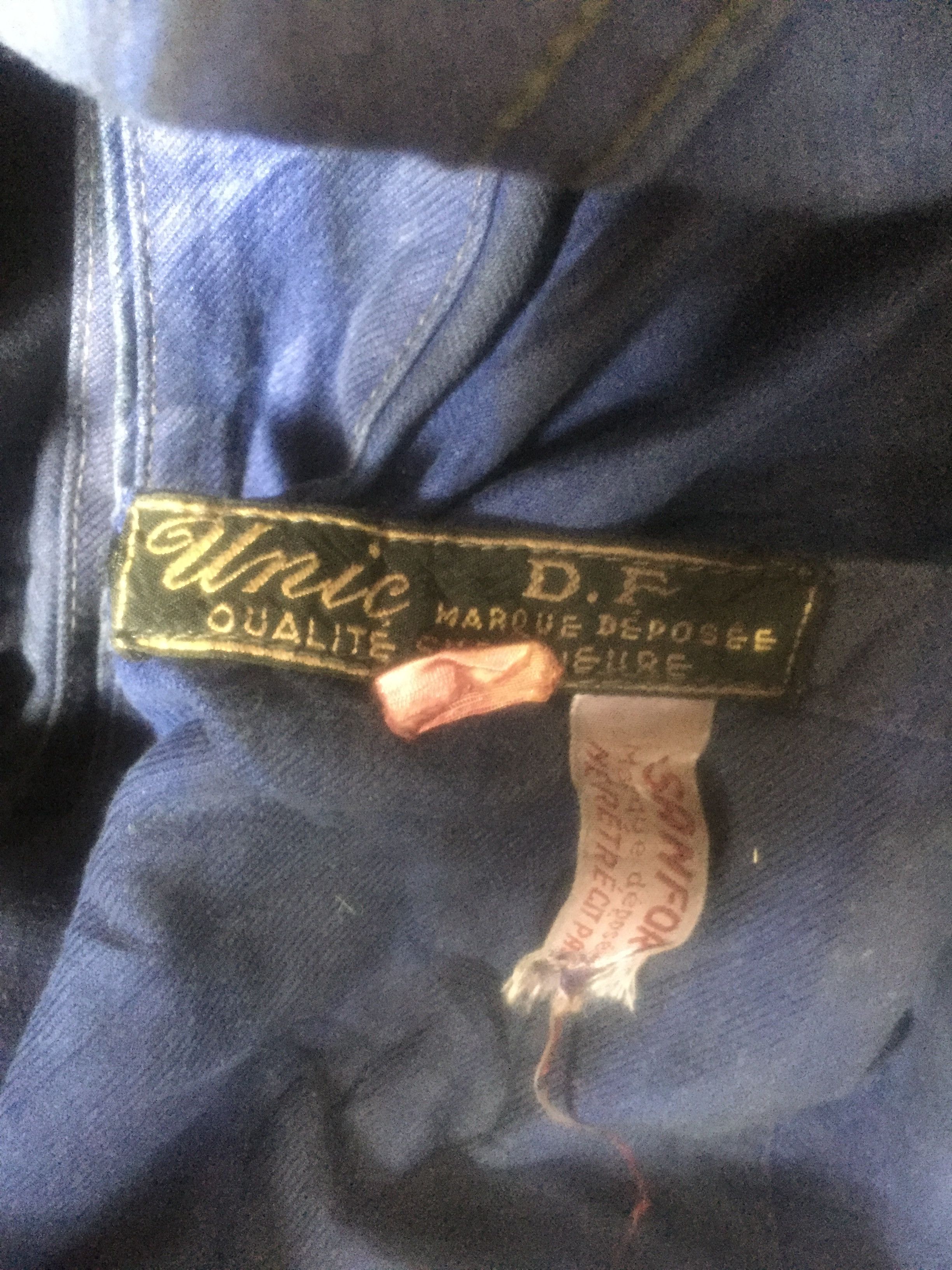 Le Laboureur × Vintage WORN! Vintage 50s French Worker Chore Jacket Size US M / EU 48-50 / 2 - 3 Thumbnail