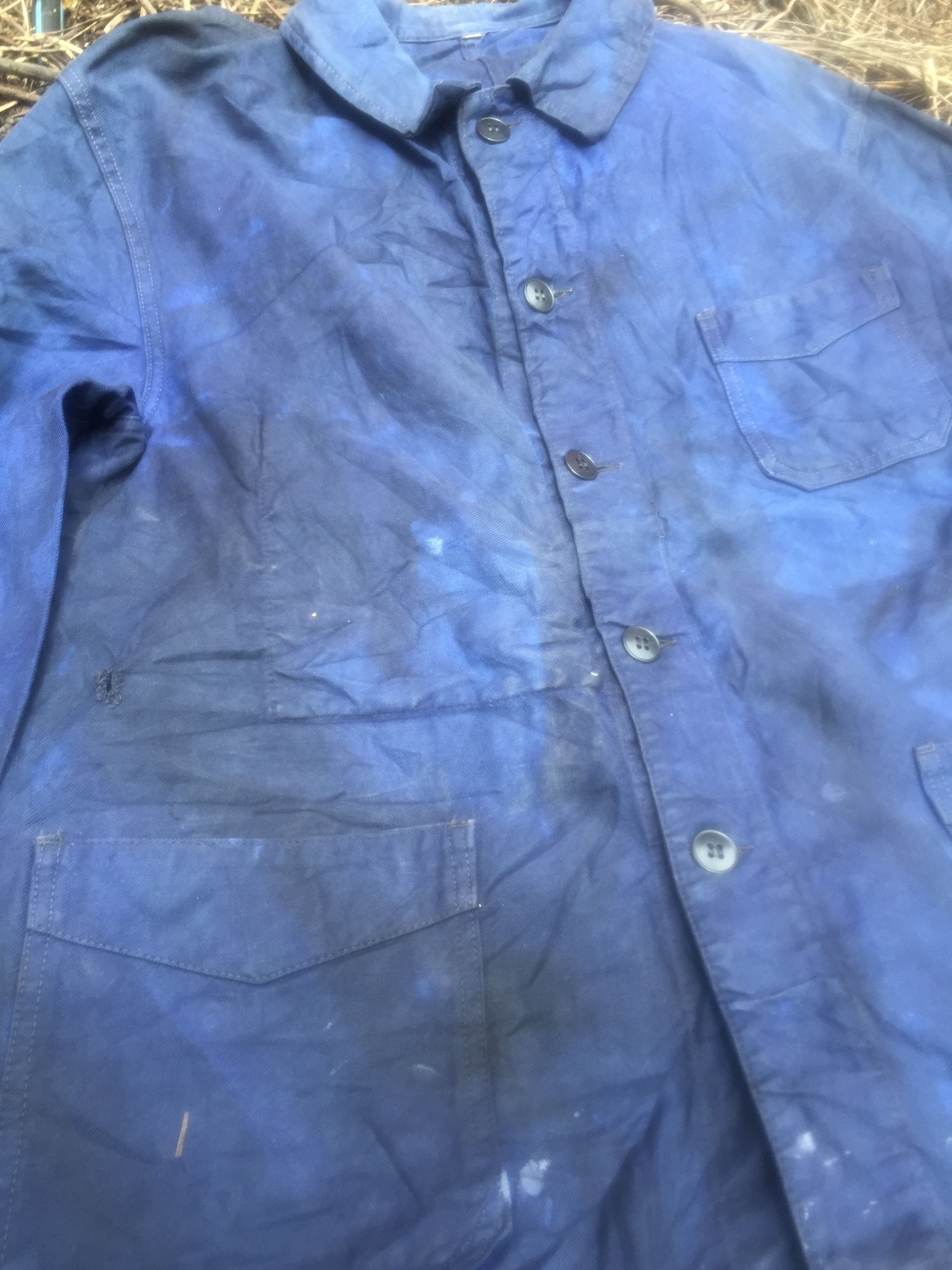 Le Laboureur × Vintage WORN! Vintage 50s French Worker Chore Jacket Size US M / EU 48-50 / 2 - 2 Thumbnail
