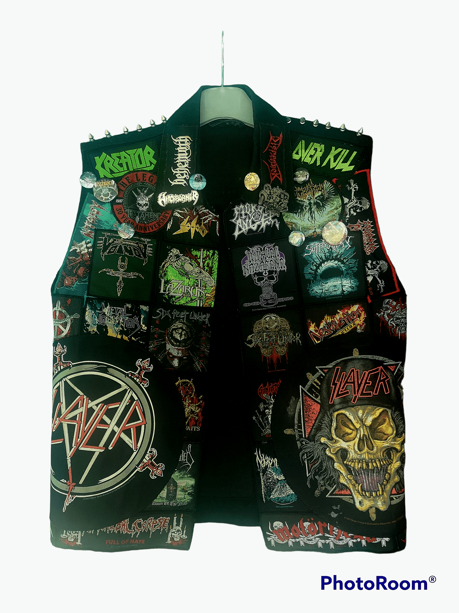 Band Tees × Vintage 💥Rare💥 Vintage Patchwork Denim jacket Vest Size US M / EU 48-50 / 2 - 6 Thumbnail