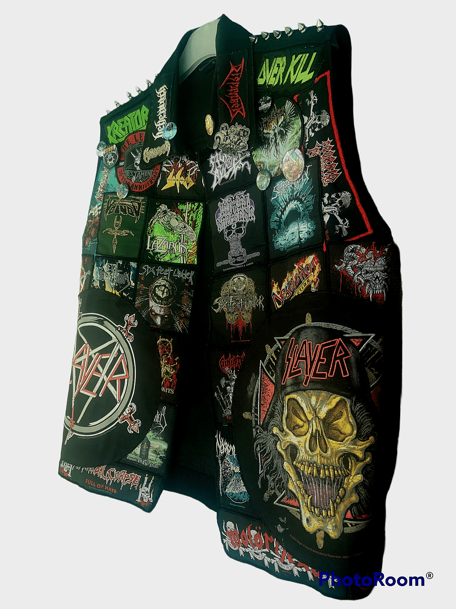 Band Tees × Vintage 💥Rare💥 Vintage Patchwork Denim jacket Vest Size US M / EU 48-50 / 2 - 5 Thumbnail