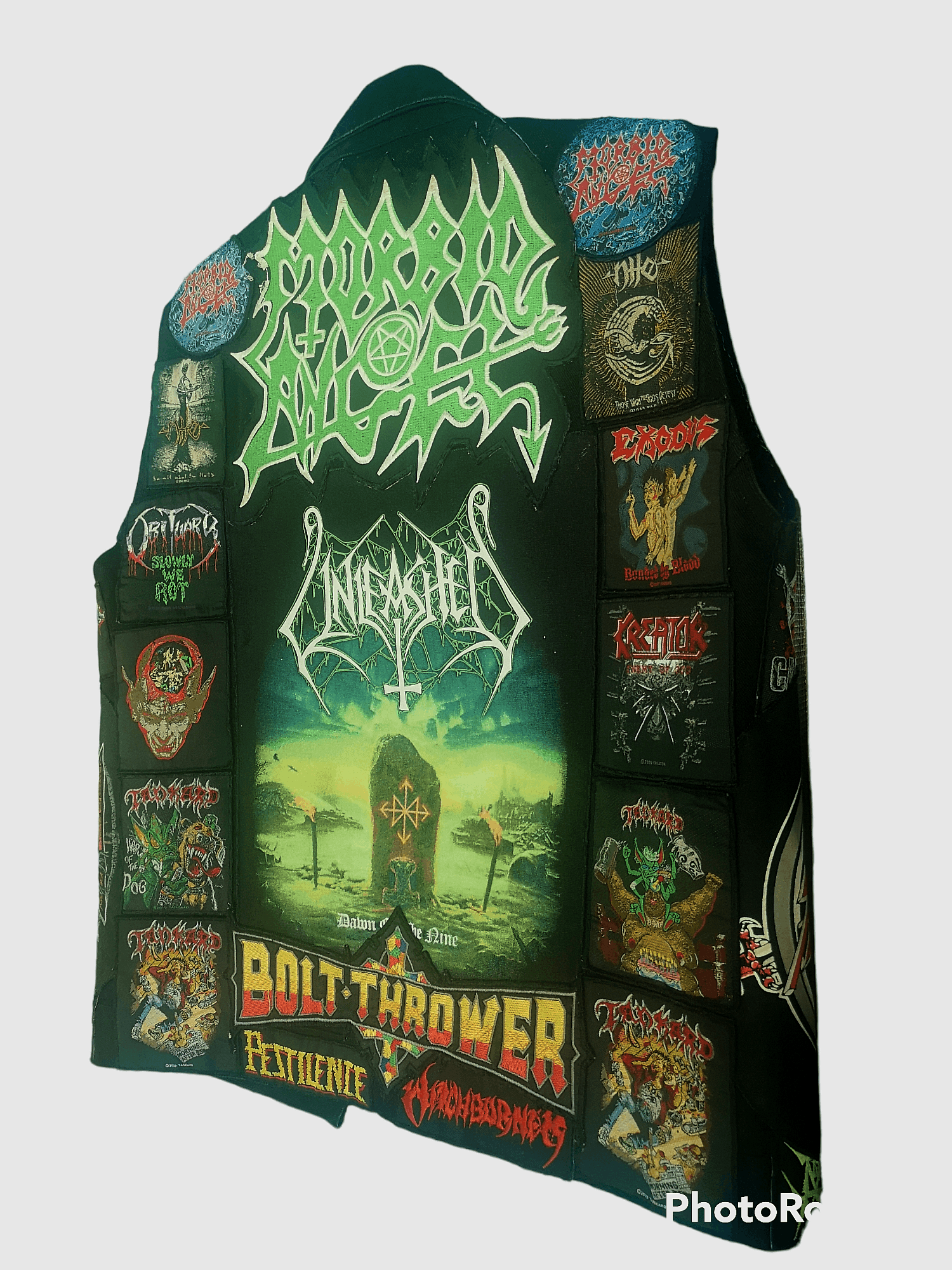 Band Tees × Vintage 💥Rare💥 Vintage Patchwork Denim jacket Vest Size US M / EU 48-50 / 2 - 2 Thumbnail