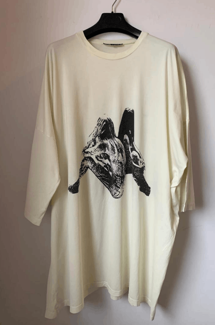 Raf Simons Raf Simons ss 2004 RARE super oversized t-shirt | Grailed