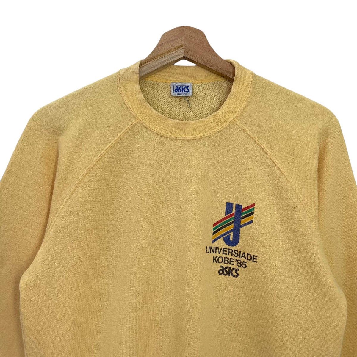 Vintage Vintage Asics Universiade Kobe 1985 Sweatshirt Size S Size US S / EU 44-46 / 1 - 4 Thumbnail