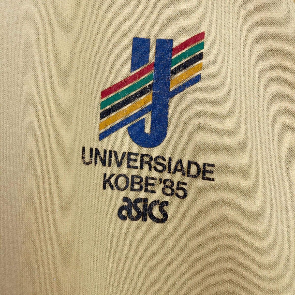 Vintage Vintage Asics Universiade Kobe 1985 Sweatshirt Size S Size US S / EU 44-46 / 1 - 5 Thumbnail