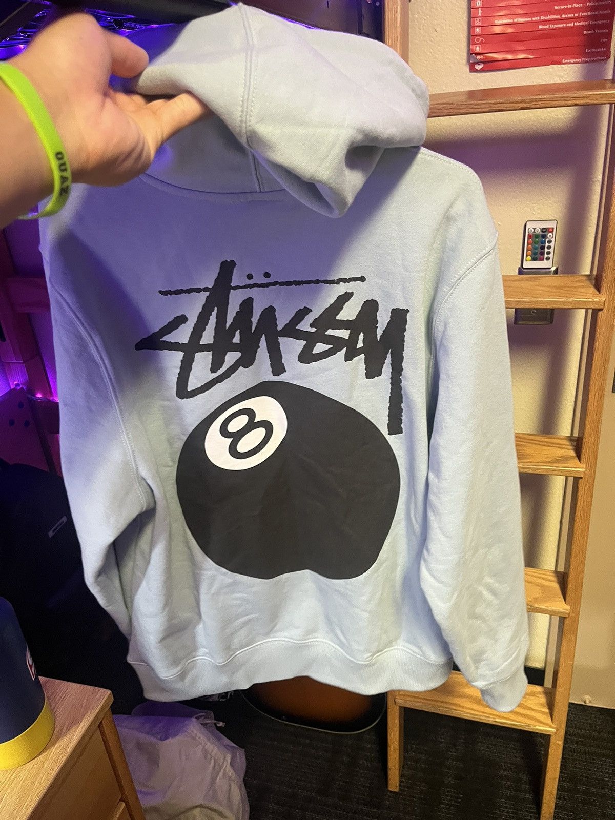 Stussy 8 hot sale ball hoodie