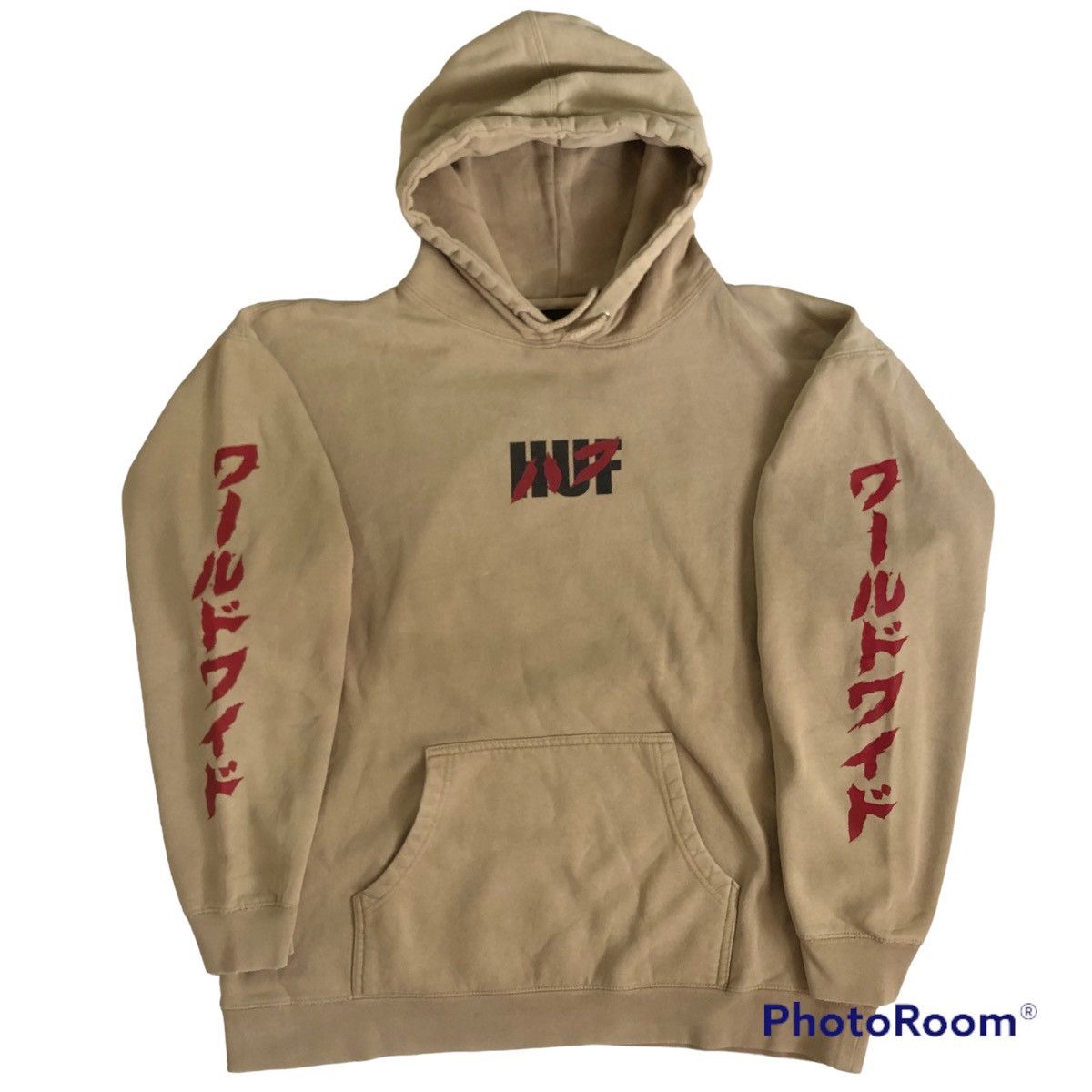 Huf Huf Worlwide Japanese Word XL Hodie Size US XL / EU 56 / 4 - 1 Thumbnail