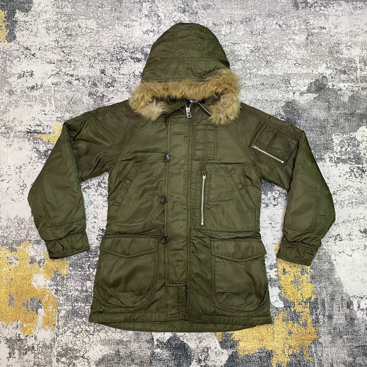 Japanese Brand Z61 UNION MADE X STOOGE & CO MULTIPLE POCKET ARMY PARKAS Size US S / EU 44-46 / 1 - 1 Thumbnail