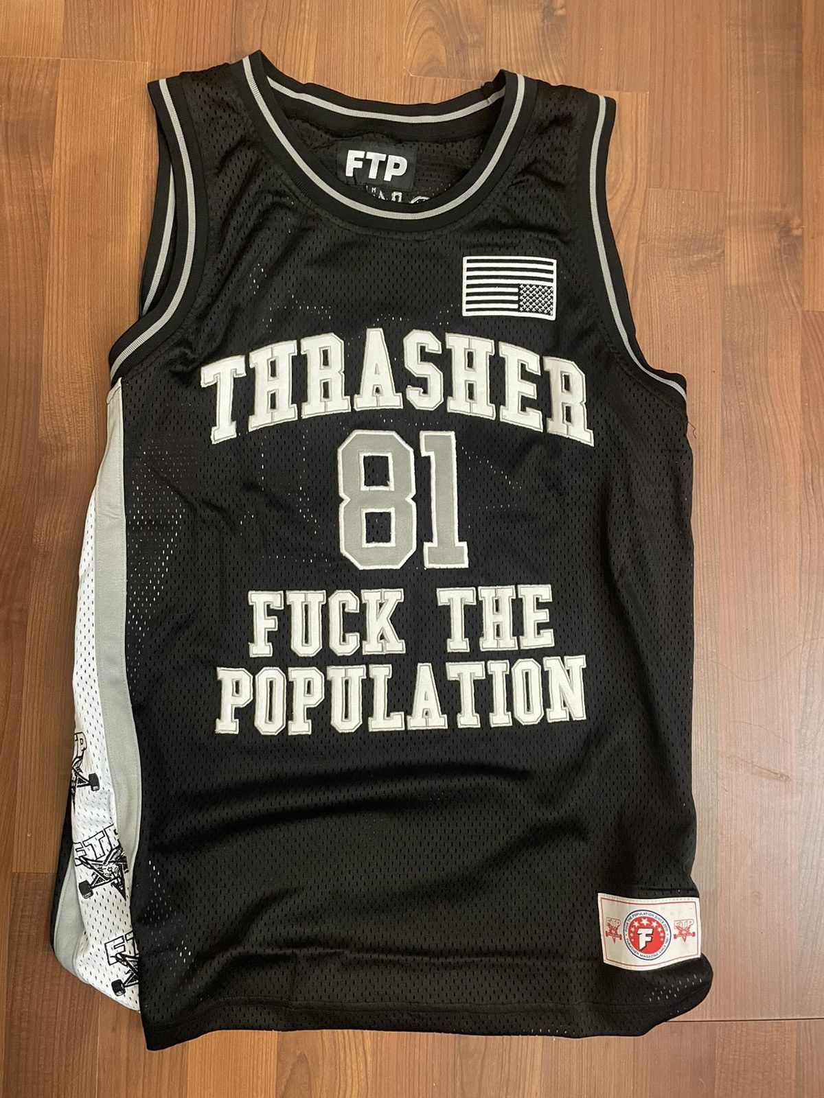 FTP X Thrasher Championship Basketball Jersey shops