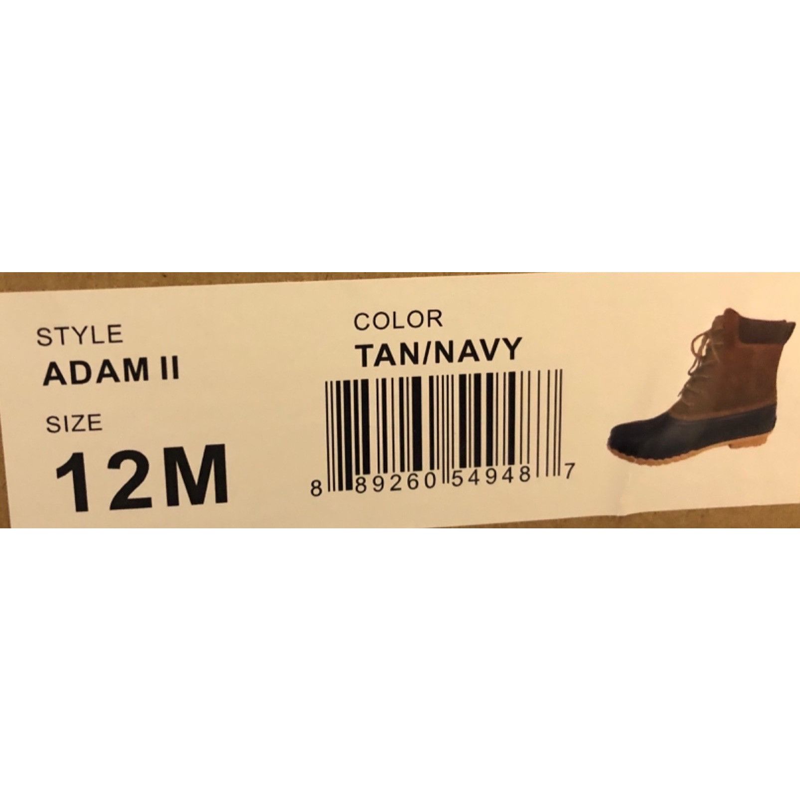 Weatherproof Vintage Men's Adam Duck Boots Shoes 12 NIB