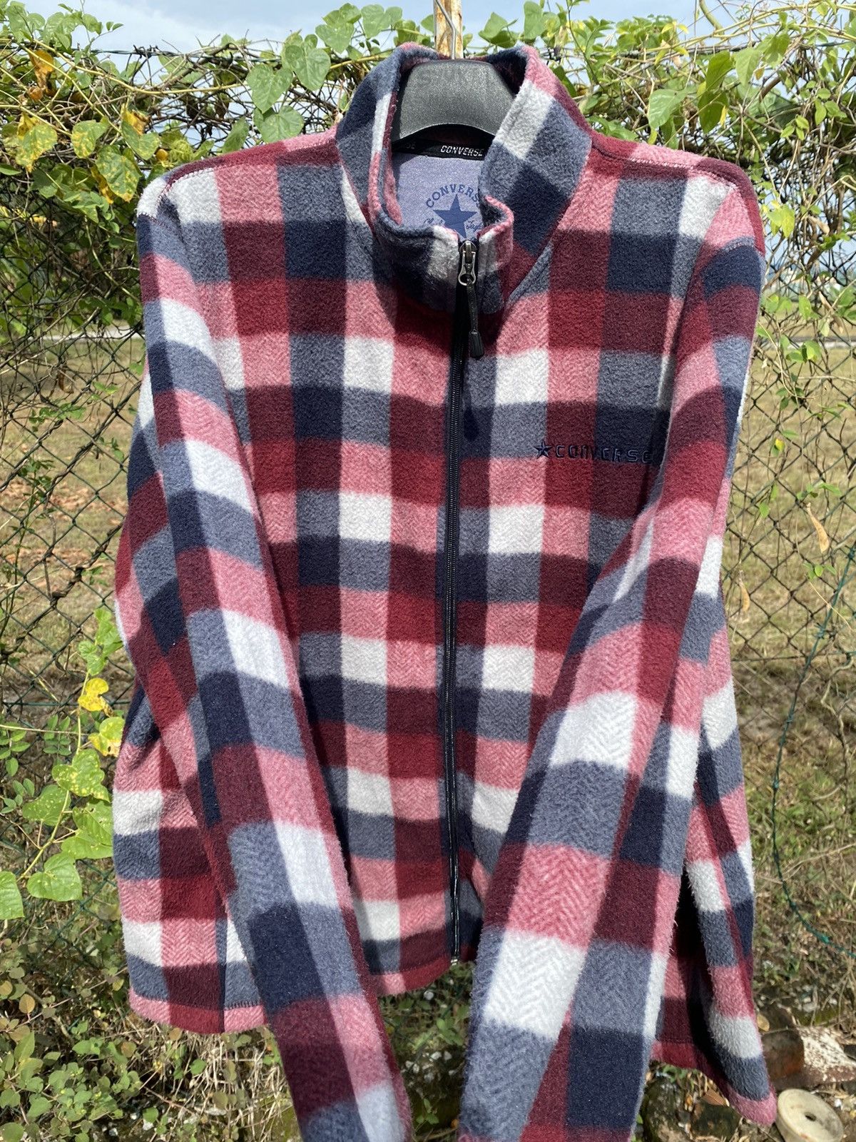 Converse Converse Fleece Zipper Jacket -3L- Size US XXL / EU 58 / 5 - 2 Thumbnail