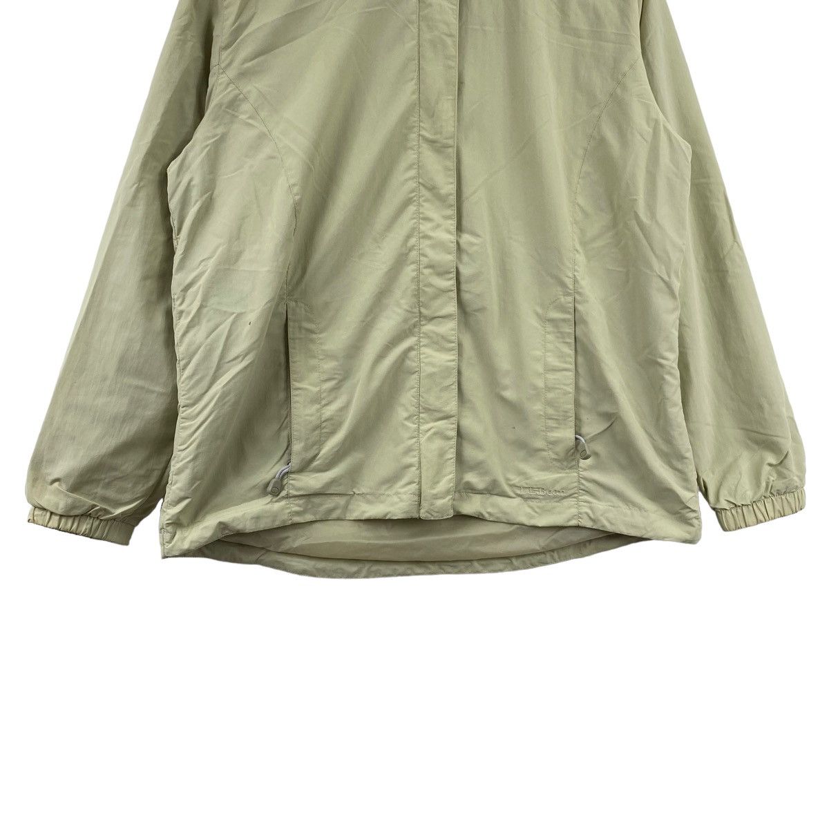 L.L. Bean LL BEAN USA Core Canvas Beige Bomber Jacket Size L / US 10 / IT 46 - 6 Thumbnail