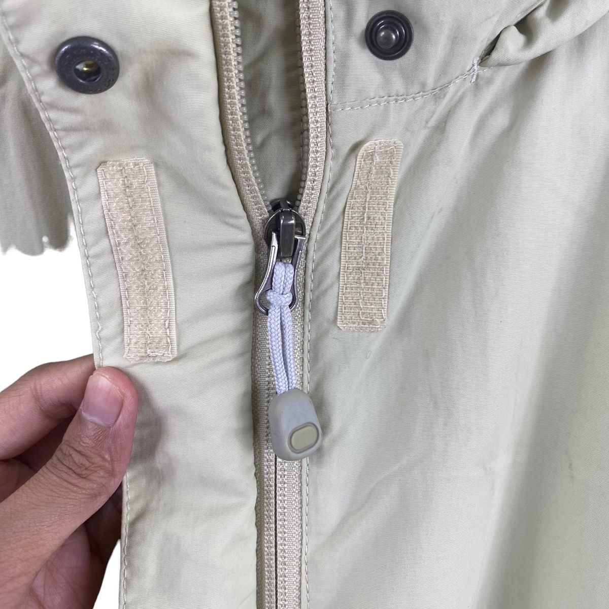 L.L. Bean LL BEAN USA Core Canvas Beige Bomber Jacket Size L / US 10 / IT 46 - 5 Thumbnail
