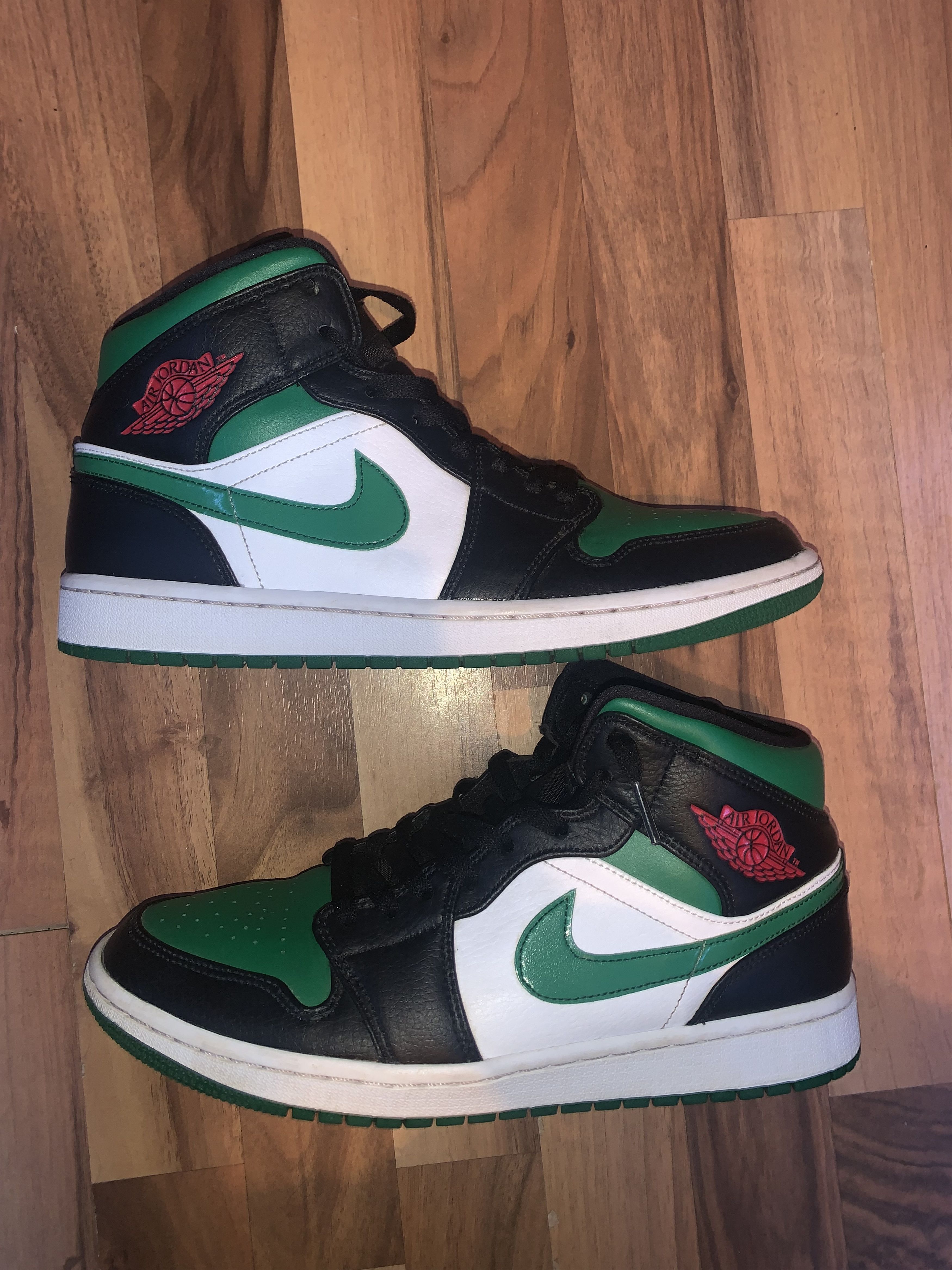 Jordan Brand Jordan 1 mid green toe Size US 10 / EU 43 - 2 Thumbnail
