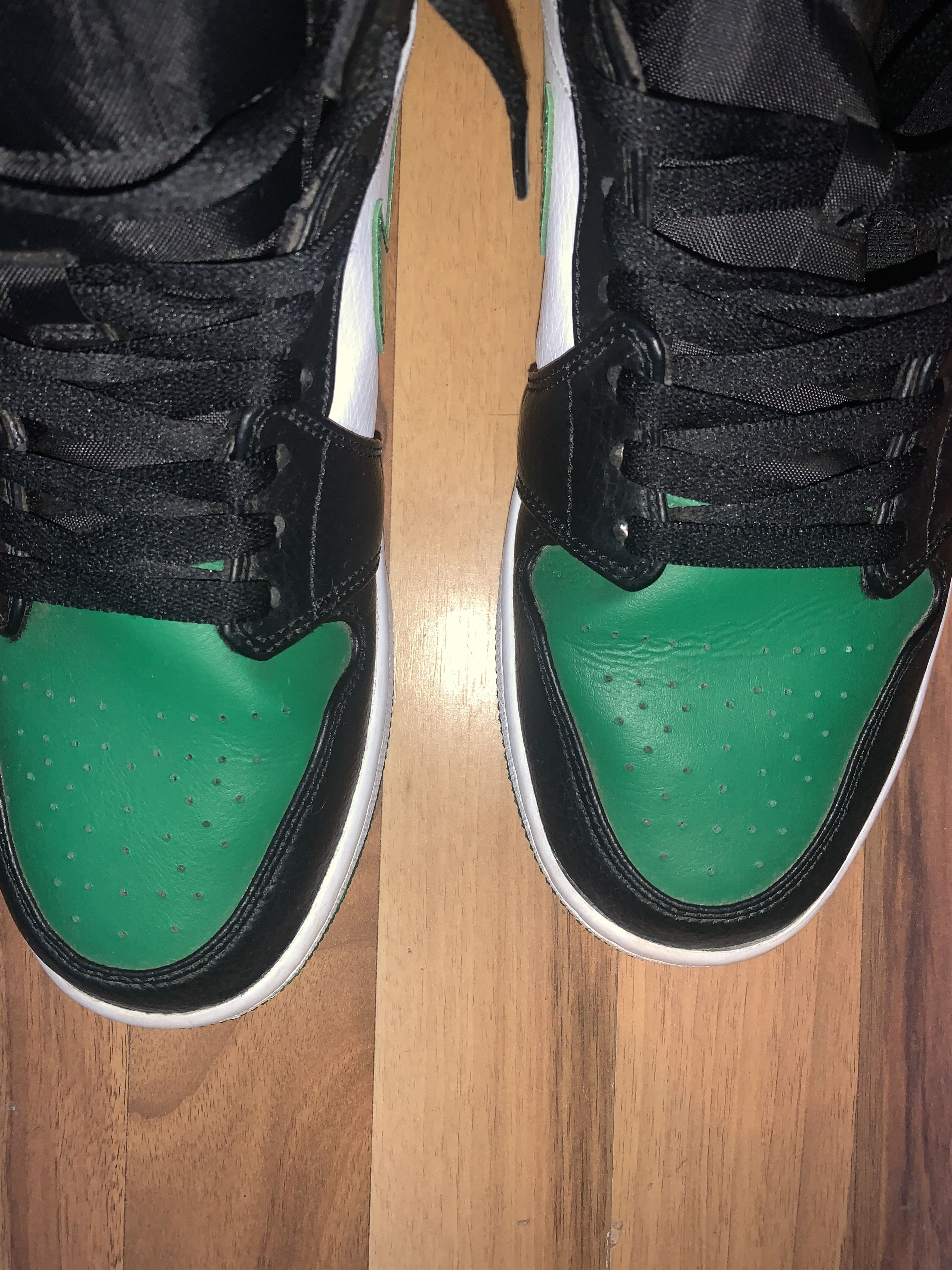 Jordan Brand Jordan 1 mid green toe Size US 10 / EU 43 - 4 Thumbnail