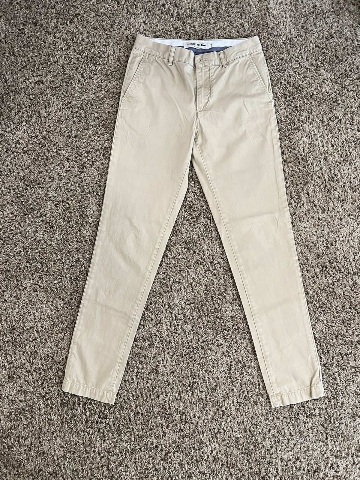 Mens Lacoste Khaki Pants