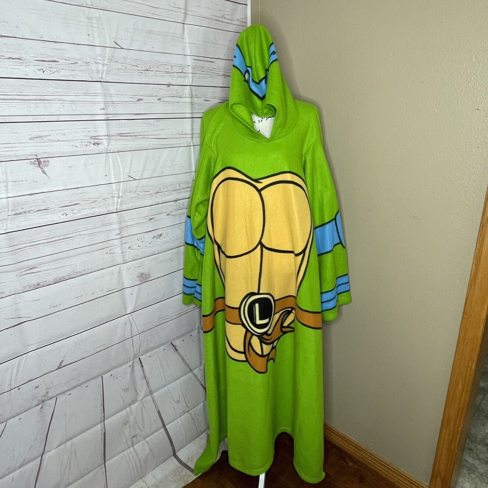 Vintage Teenage Mutant Ninja Turtles Cape Costume Size Adult L /XL Open ...